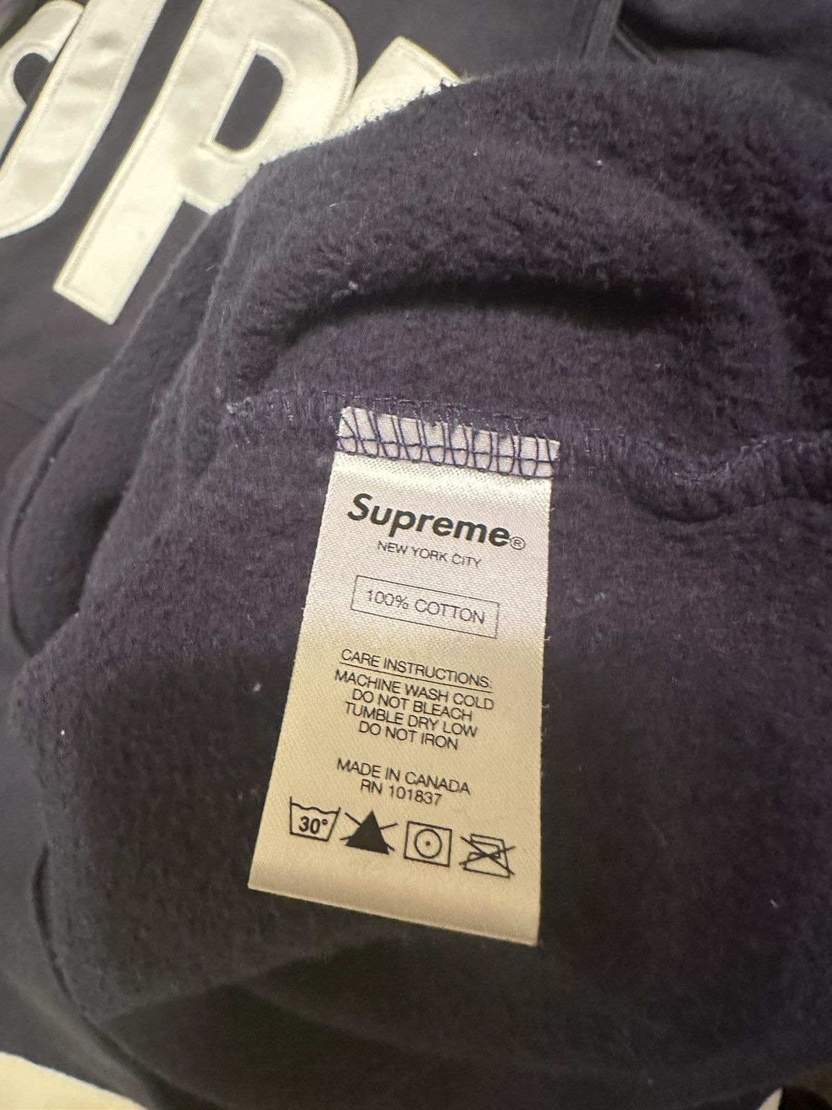 Supreme Supreme Fw14 Banner Hoodie Size US M / EU 48-50 / 2 - 5 Thumbnail