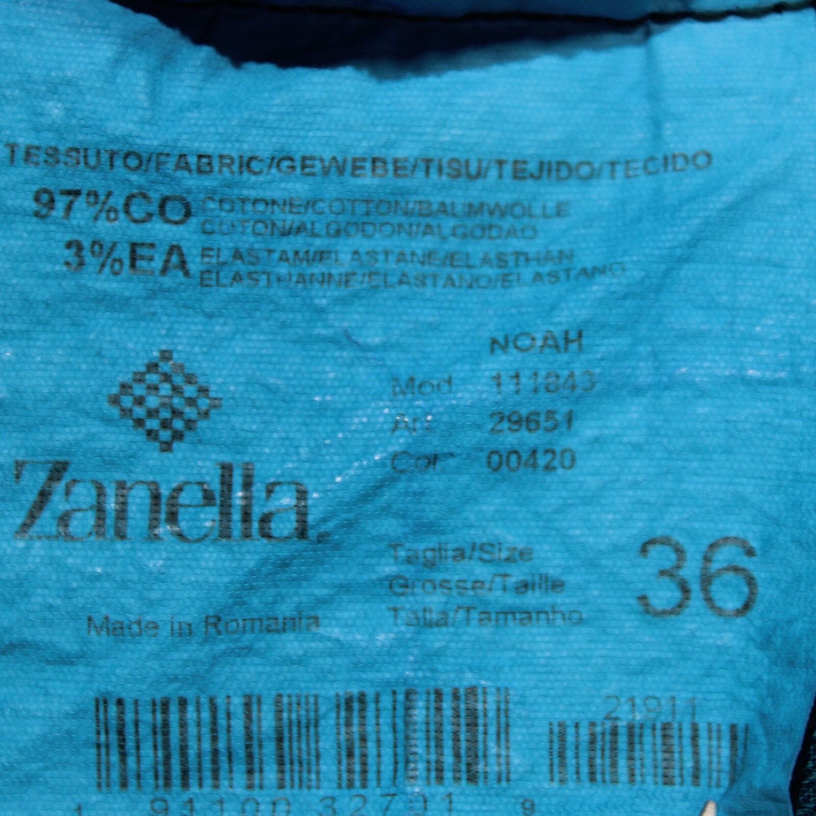 Zanella Zanella New with tags Chino Size 36 US In Blue Size US 36 / EU 52 - 4 Thumbnail