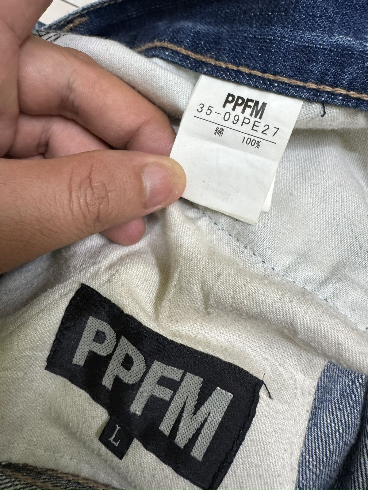 PPFM Vintage PPFM Bootcut Flared Paint Splatter Distressed Japan Size US 32 / EU 48 - 16 Thumbnail