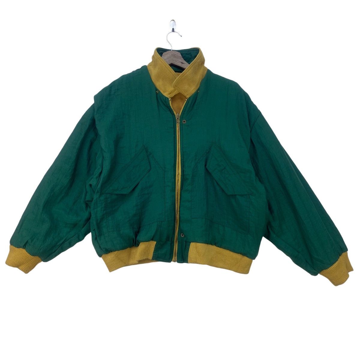Vtg 90s Gallery Seamore Issey Miyake Inspired Bomber Style