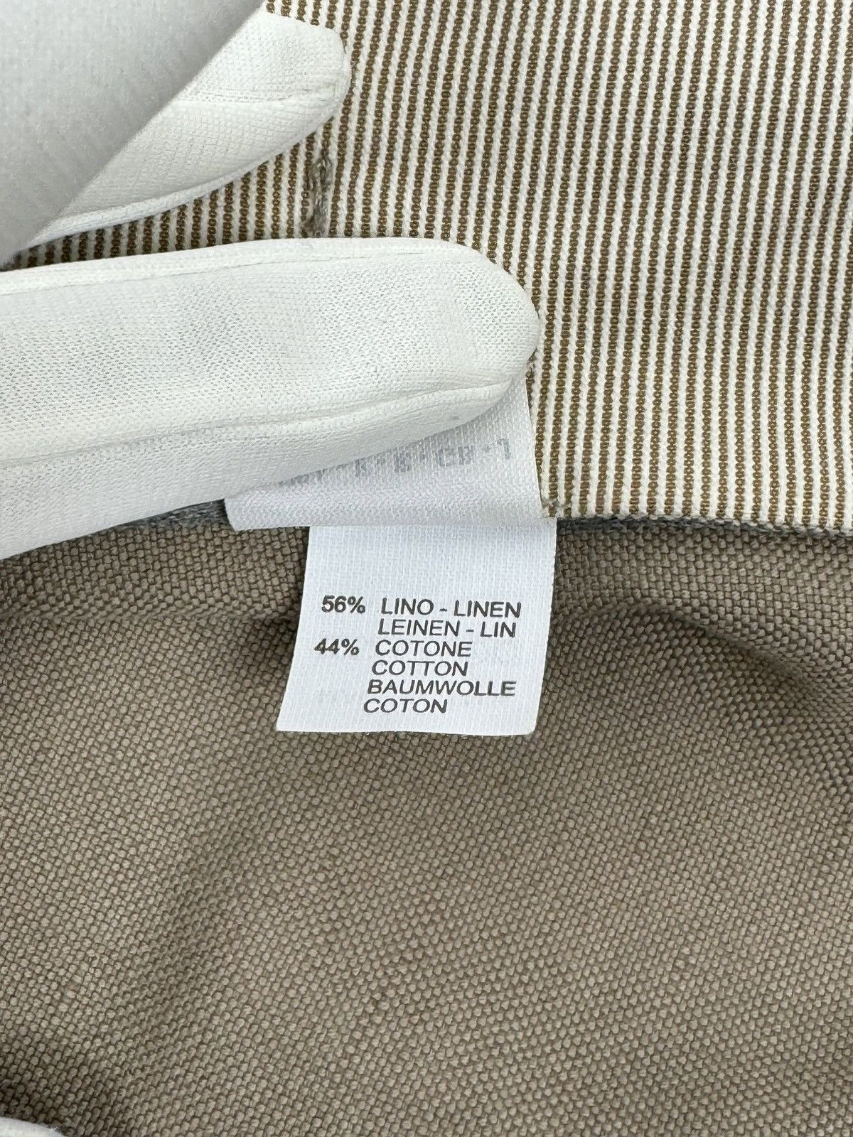Brunello Cucinelli Brunello Cucinelli Jacket Linen-Cotton 3/4 Sleeve size 44 Size M / US 6-8 / IT 42-44 - 16 Thumbnail