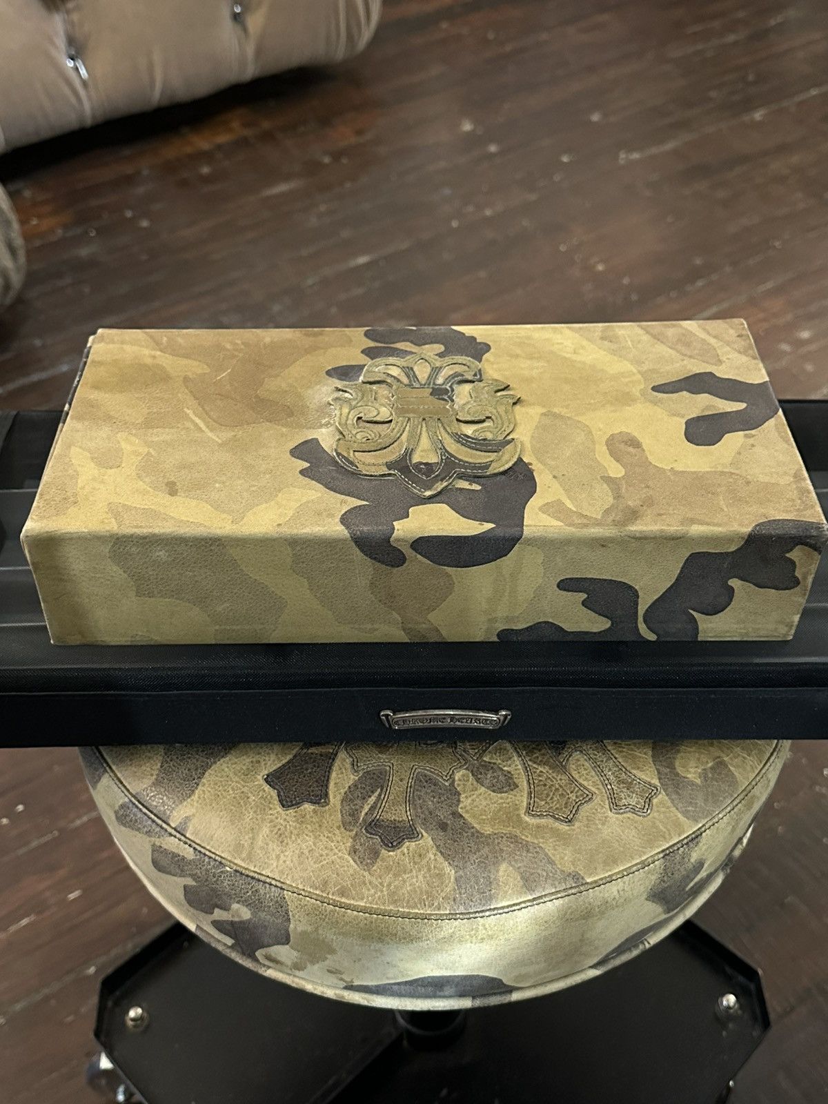 Chrome Hearts CHROME HEARTS CAMO LEATHER GLASSES CASE Size ONE SIZE - 1 Thumbnail