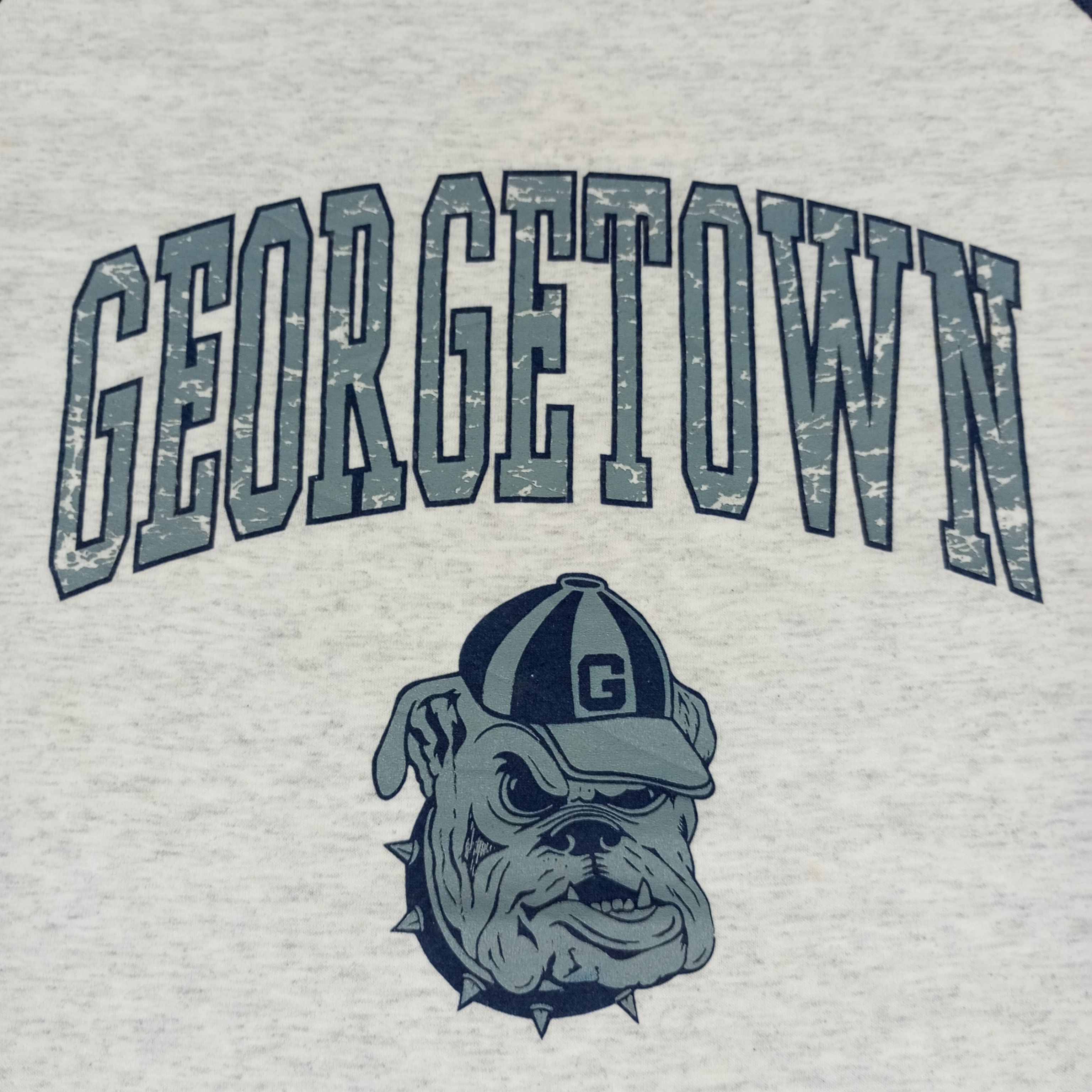 NBA × Vintage Georgetown Hoyas Basketball Team University Style Tshirt Size US XL / EU 56 / 4 - 2 Thumbnail