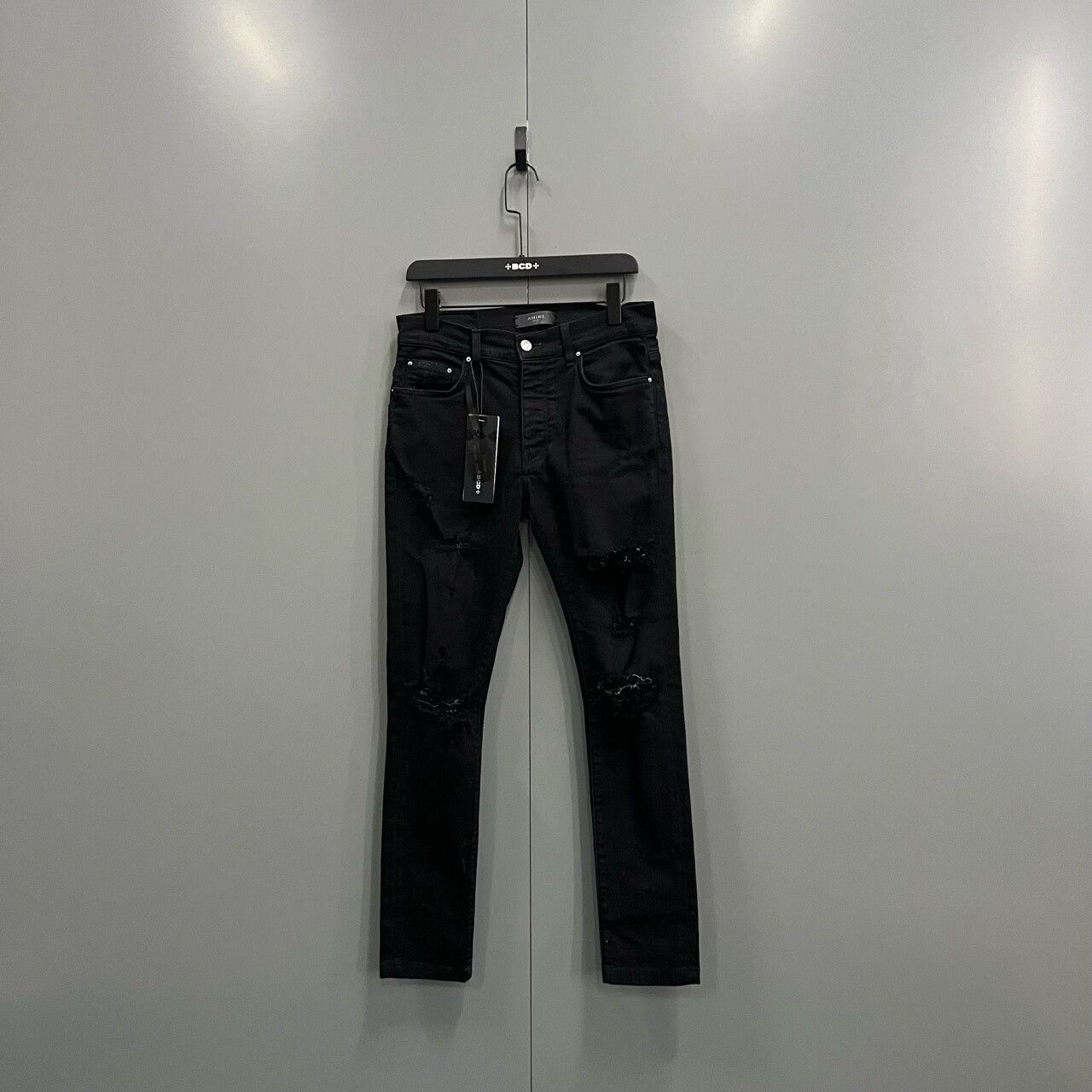 Amiri Amiri Denim Slim Black Denim Jeans 30 Men Size US 30 / EU 46 - 1 Thumbnail