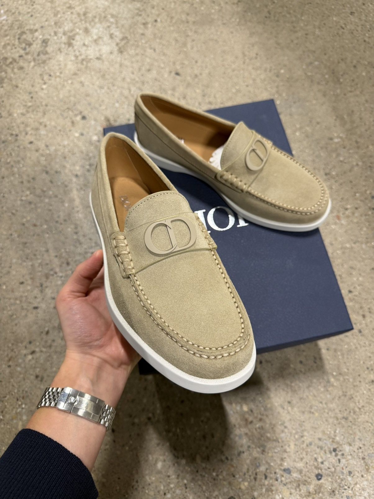 Dior Dior Granville Suede Loafers NEW 1100$ Size US 11 / EU 44 - 2 Thumbnail