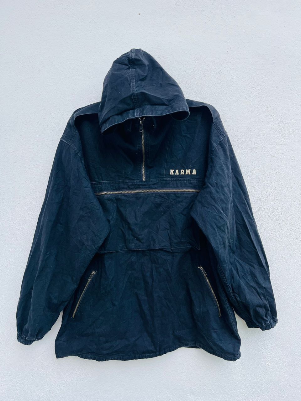 Vintage Karma Pocket Hip Hop Streetwear Fashion Style