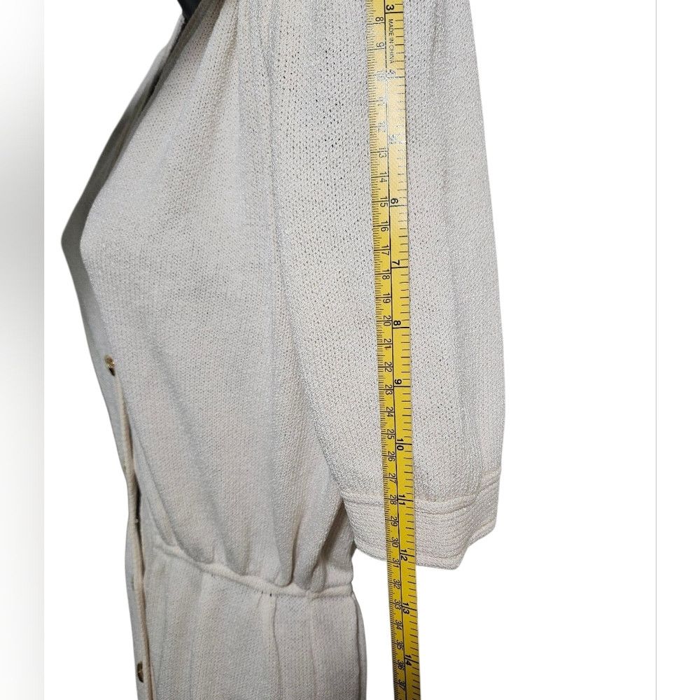 St. John Vintage 1960s St. John Cream Sweater Knit Dress W Belt 6 Size M / US 6-8 / IT 42-44 - 7 Thumbnail