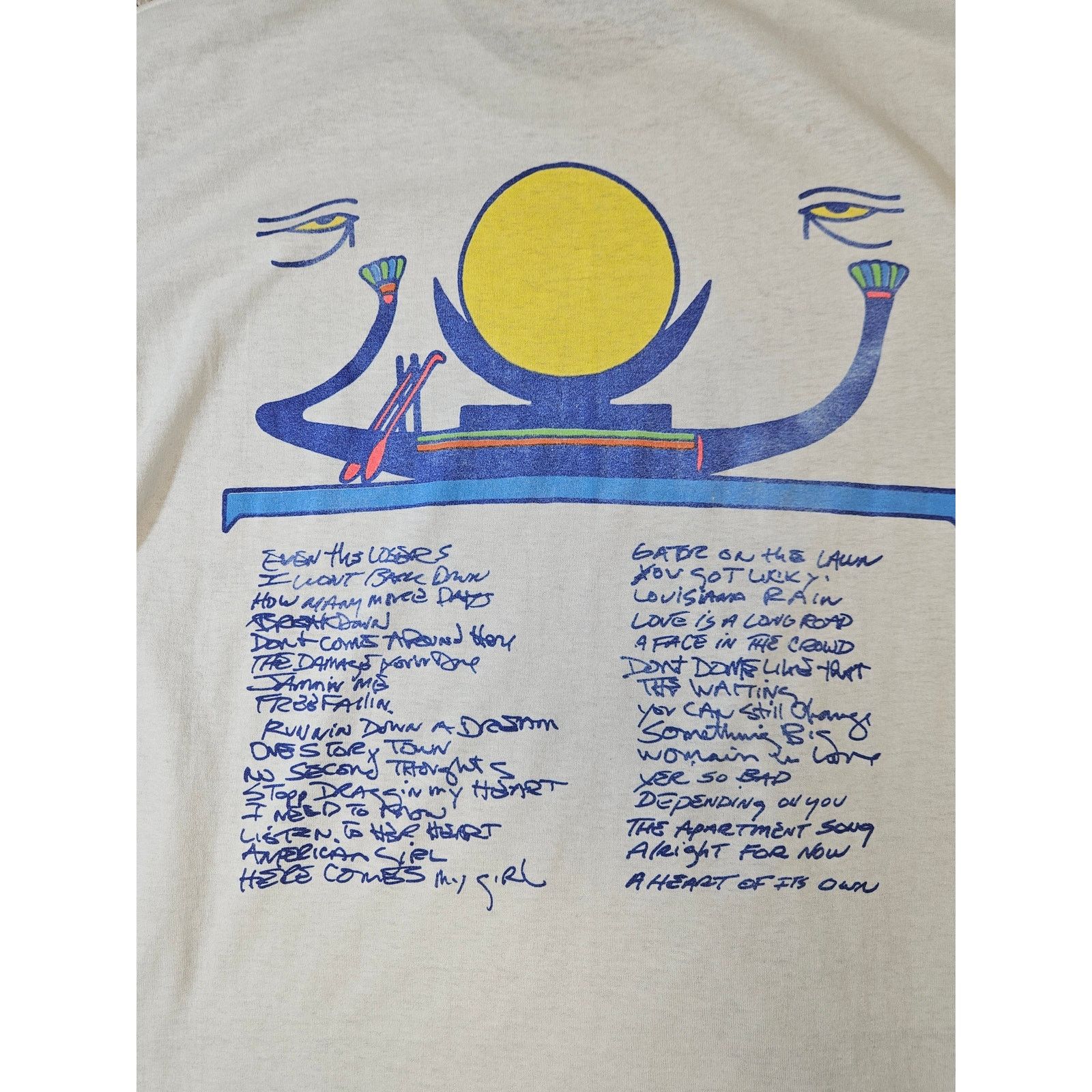 Hanes Tom Petty and The Heartbreakers Vintage T-Shirt 1990 Size US L / EU 52-54 / 3 - 3 Thumbnail