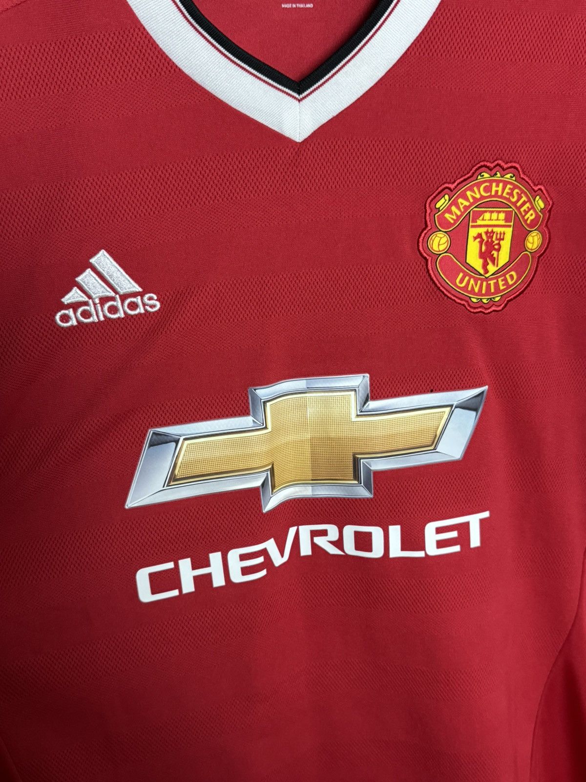 Adidas Manchester United 15/16 Home Smalling Football Jersey Size US L / EU 52-54 / 3 - 4 Thumbnail