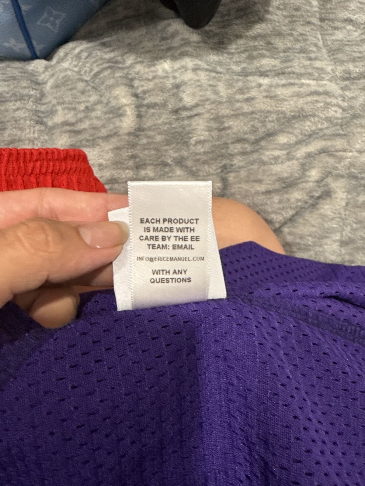 Eric Emanuel Eric Emanuel Purple Basketball Shorts Size US M / EU 48-50 / 2 - 4 Thumbnail