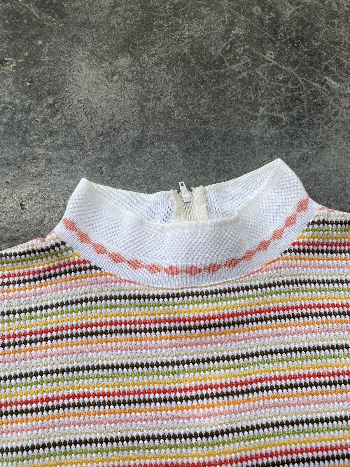 Kenzo Vintage 90s Kenzo Striped Cropped Tees Size M / US 6-8 / IT 42-44 - 4 Thumbnail
