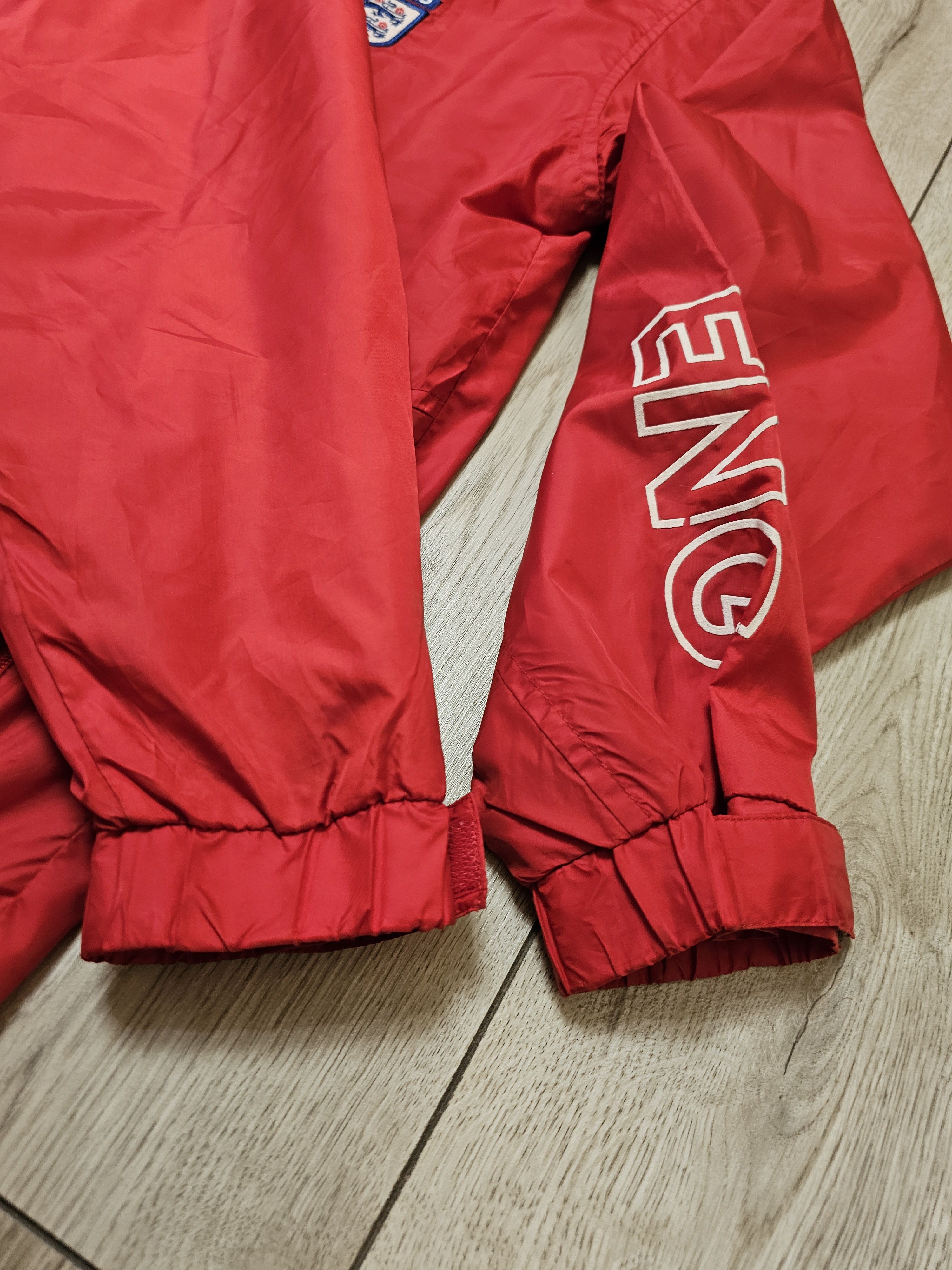 Umbro × Vintage ENGLAND 2002 2004 TRAINING FOOTBALL JACKET SOCCER JACKET Size US L / EU 52-54 / 3 - 6 Thumbnail
