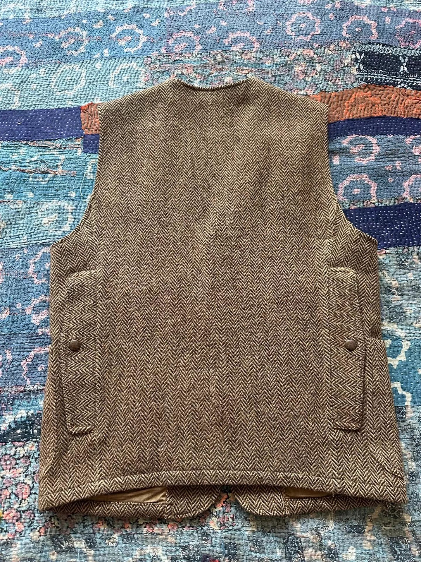 RRL Ralph Lauren rrl herringbone distressed hunting vest w/bullet pocket S Size US S / EU 44-46 / 1 - 2 Thumbnail