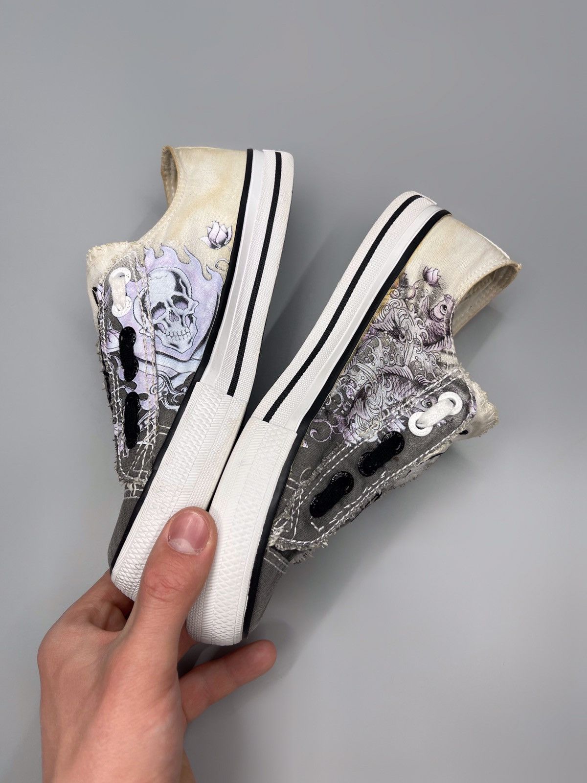 Ed Hardy × Vintage Y2k Ed Hardy By Christian Audigier Sneakers Size US 7 / IT 37 - 6 Thumbnail