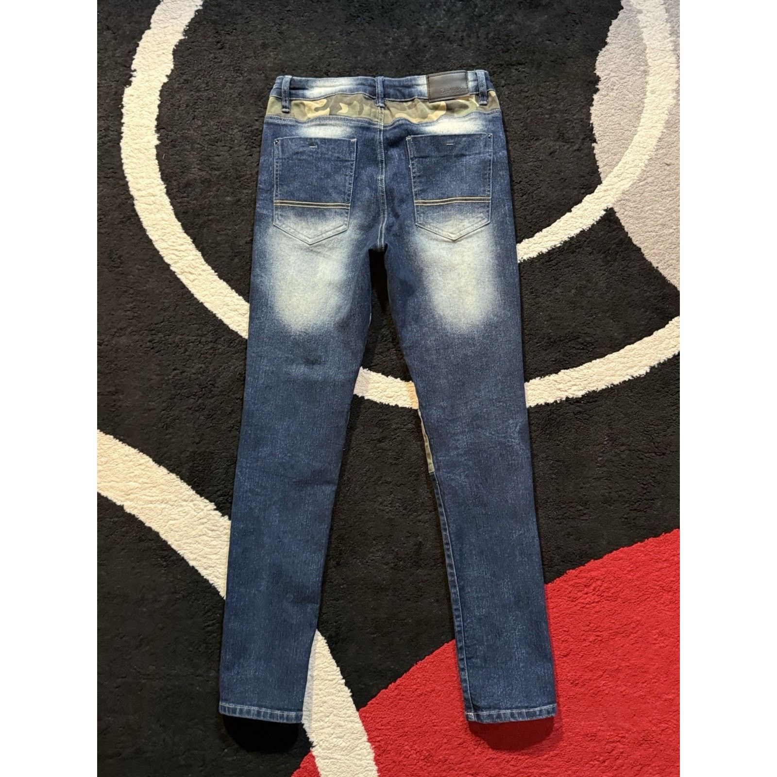 Southpole Southpole Jeans Camo Patch Distressed 32x32 Streetwear Denim Size US 32 / EU 48 - 6 Thumbnail