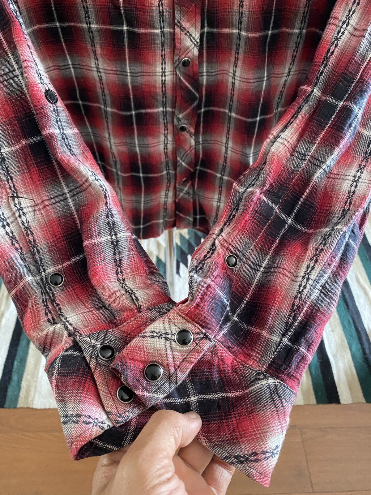 Japanese Brand Japanese Brand Thruxton Plaid Tartan Flannel Shirt Size US L / EU 52-54 / 3 - 7 Thumbnail