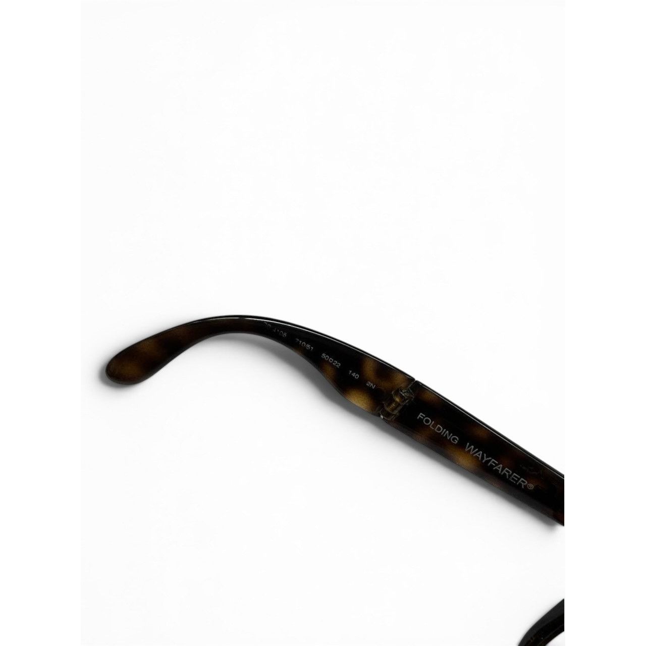 RayBan Ray Ban Folding Wayfarer Tortoiseshell Sunglasses Size ONE SIZE - 8 Thumbnail