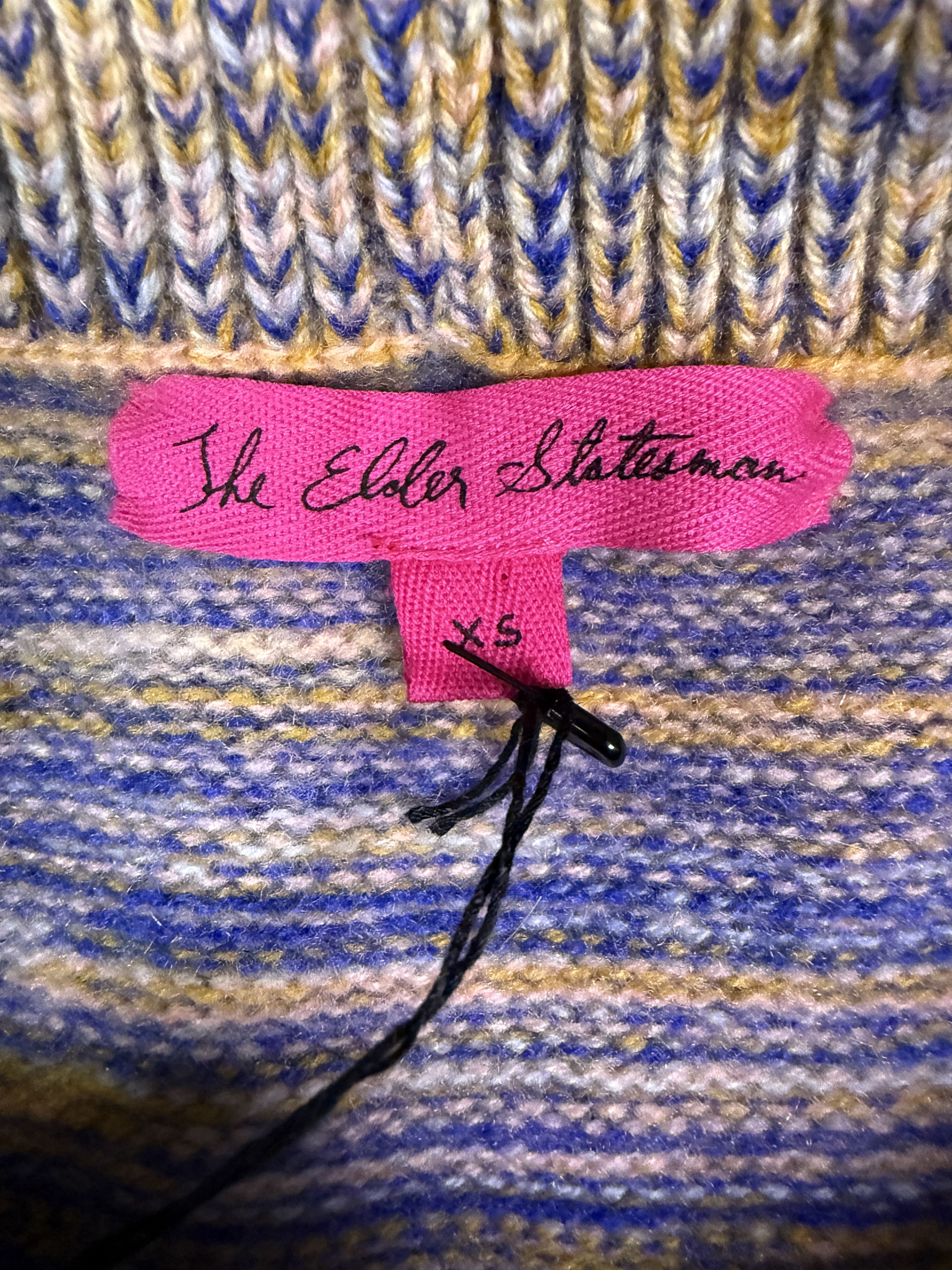 The Elder Statesman $1690 The Elder Statesman Cosmic Cashmere Maxi Skirt Size 26" / US 2 / IT 38 - 6 Thumbnail