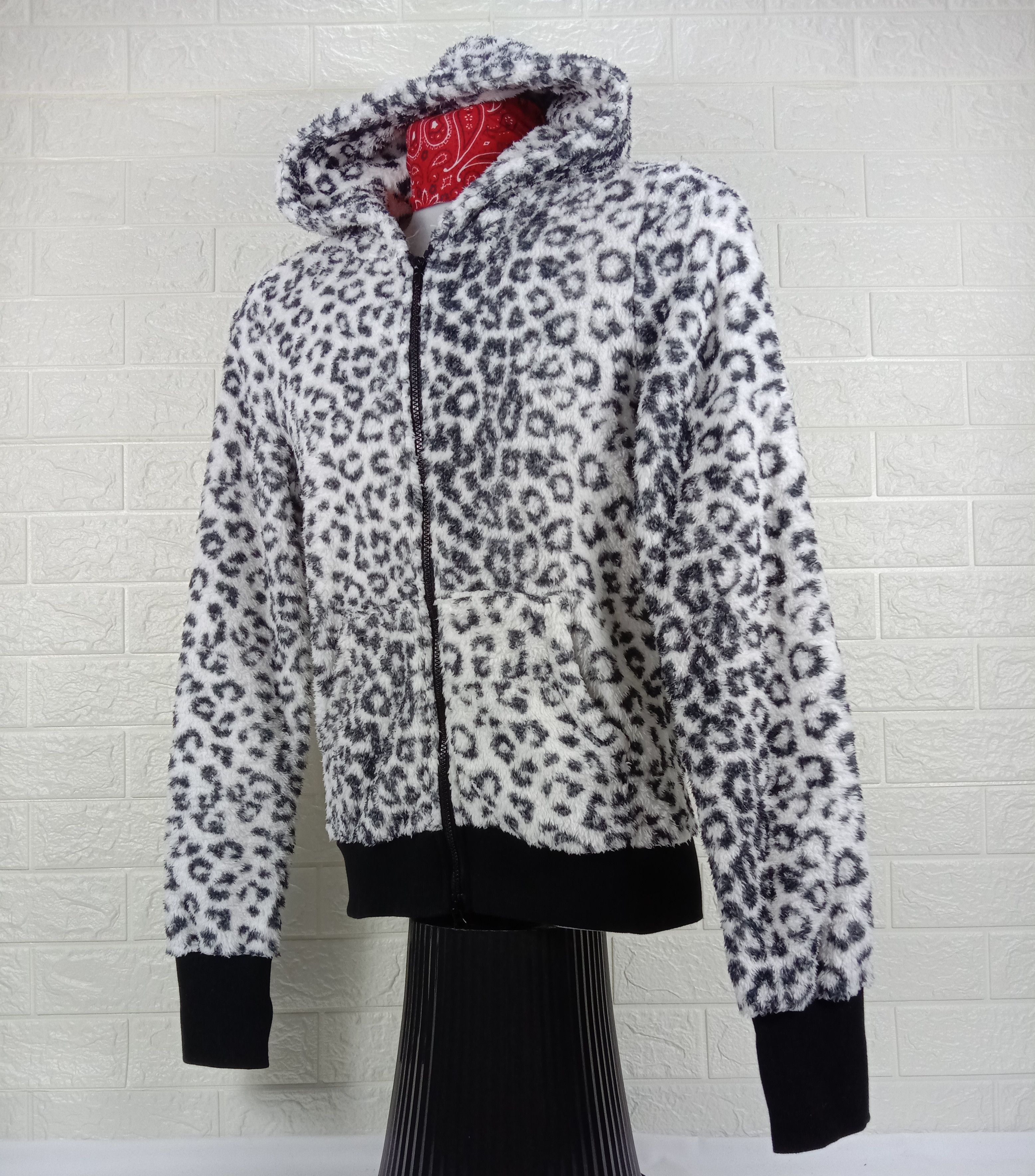 Japanese Brand Vintage Roshell Zipper Hoodie Fleece Sweatshirt Size M / US 6-8 / IT 42-44 - 3 Thumbnail