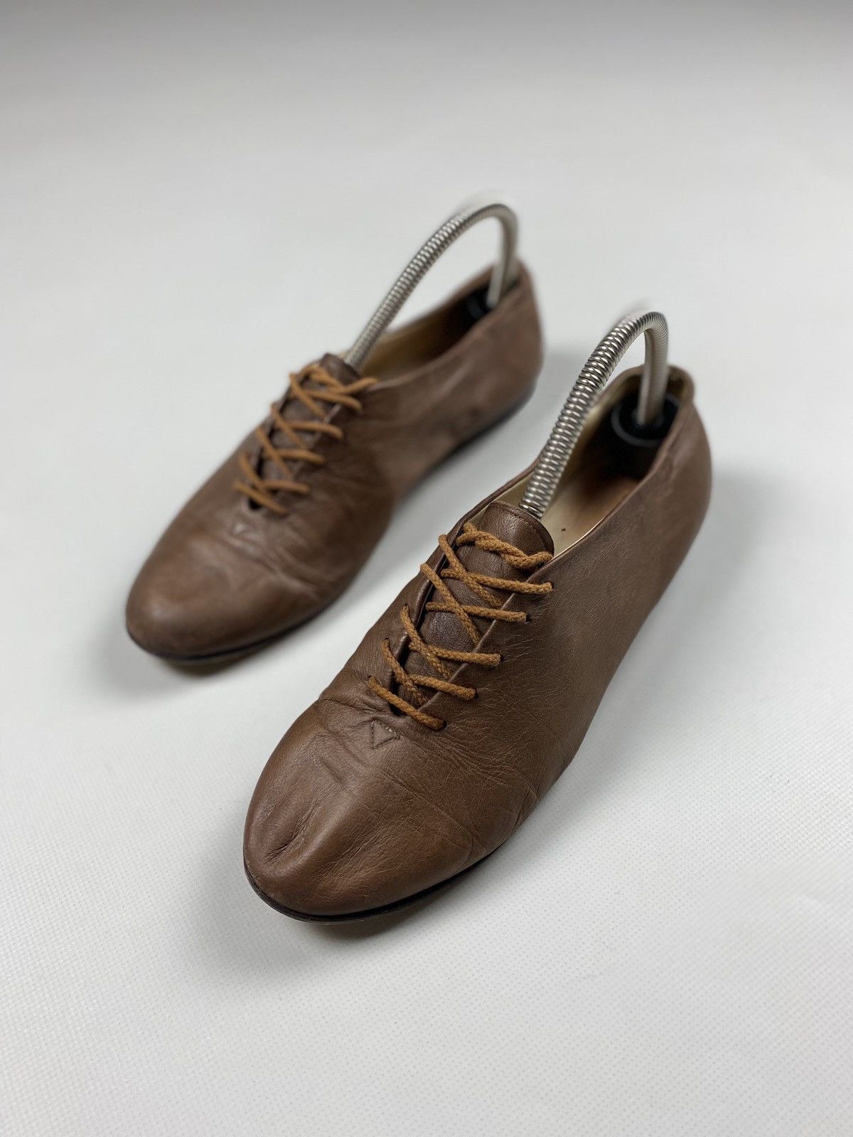 Jil Sander × Vintage Jil Sander ladies leather flats ballets size 40 1/2 Size US 10.5 / IT 40.5 - 13 Thumbnail