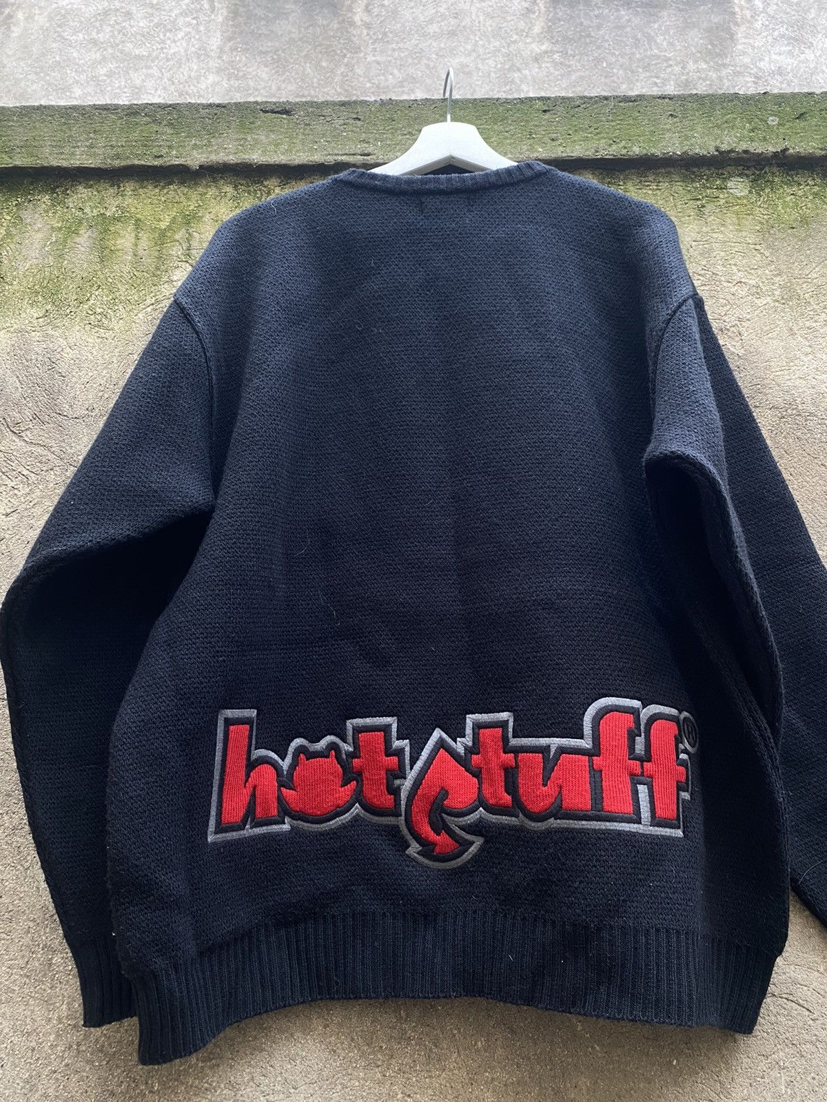 Cartoon Network × Vintage Vintage 2002 Hot Stuff Harvey Devil Embroidered Logo Sweater Size US XXL / EU 58 / 5 - 8 Thumbnail