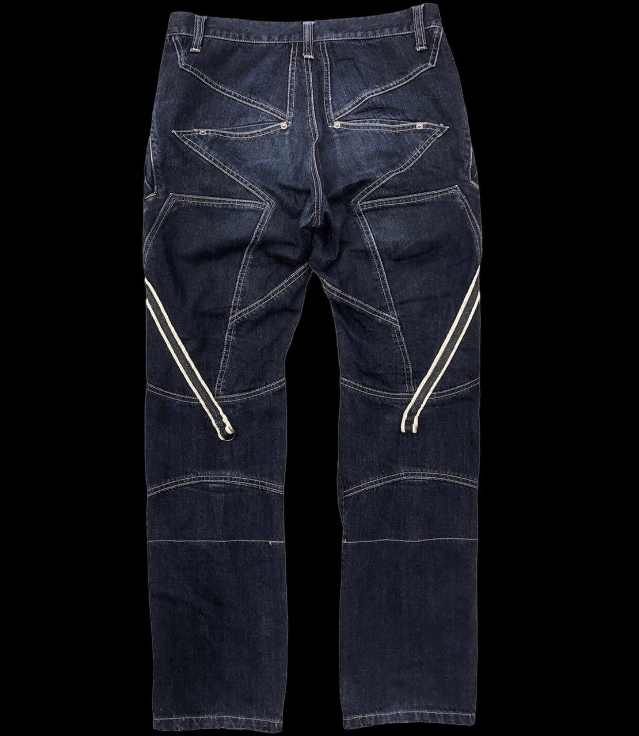 PPFM Archival PPFM Japan Streetwear Star Ass Style Jeans Size US 32 / EU 48 - 6 Thumbnail