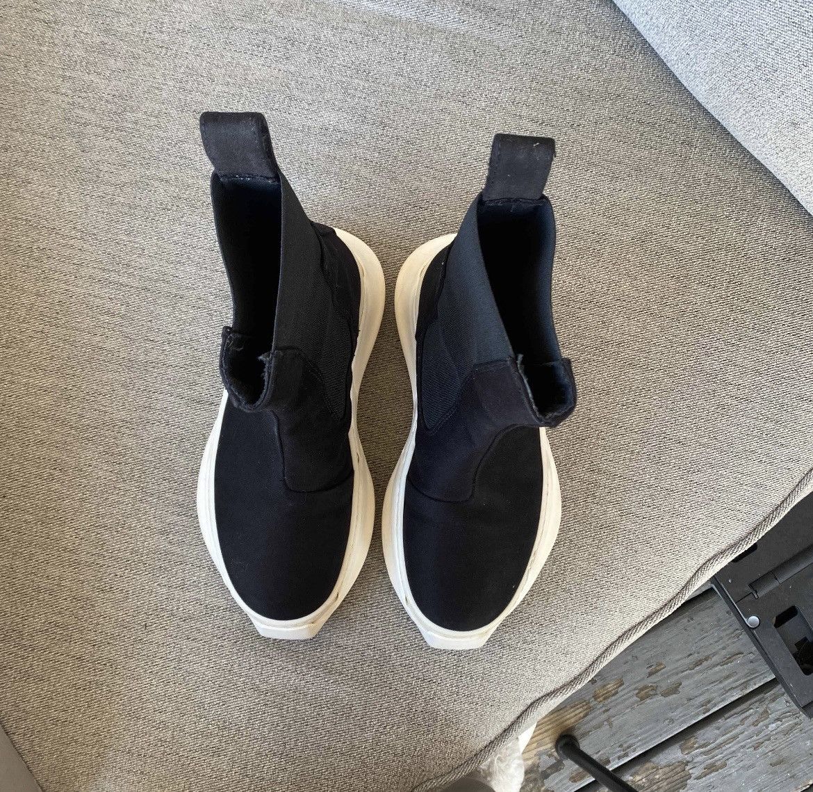 Rick Owens × Rick Owens Drkshdw RICK OWENS DRKSHDW Gethsemane Beatle Abstract Boots Size US 5.5 / EU 38 - 3 Thumbnail