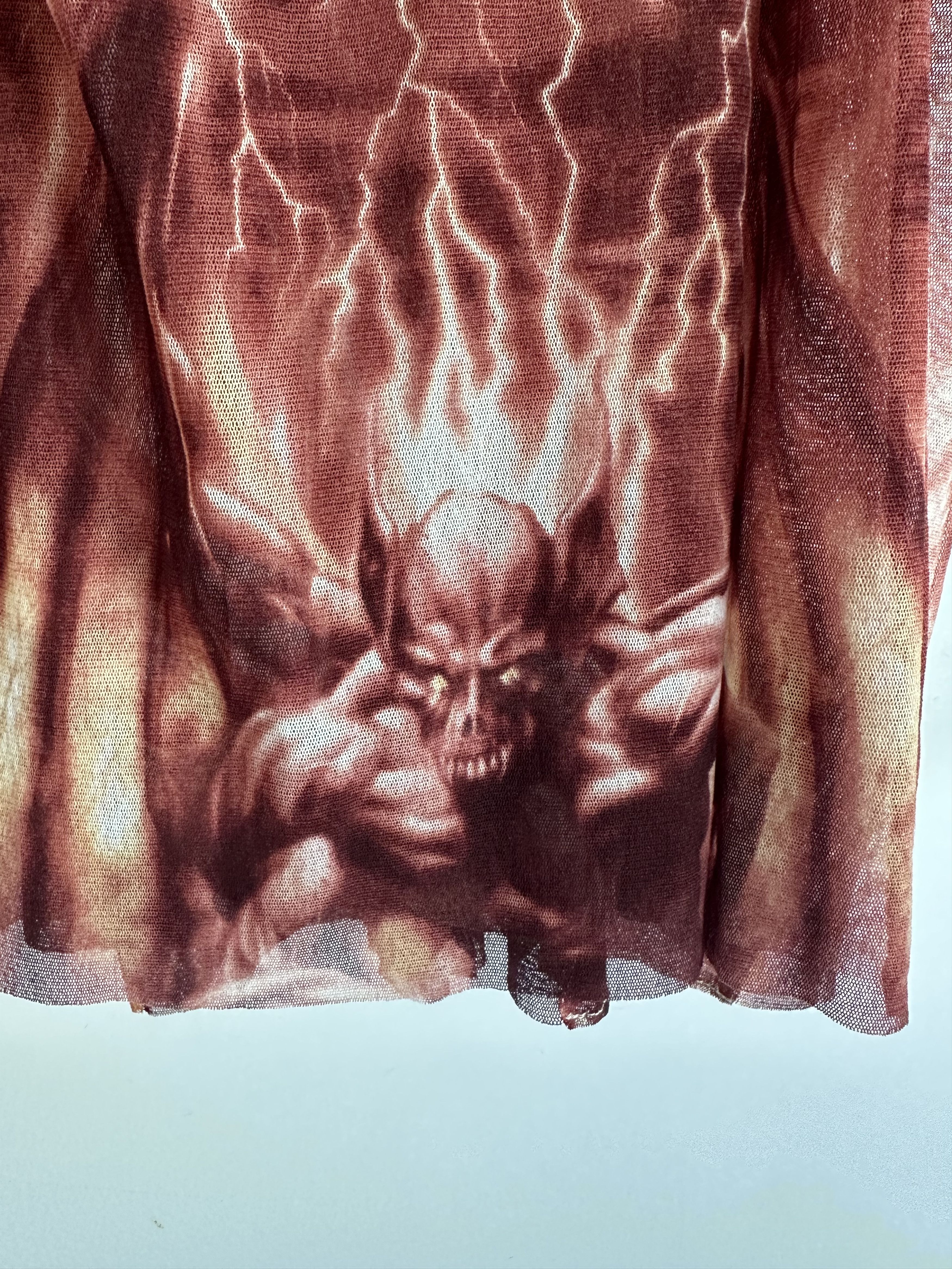 Jean Paul Gaultier JEAN PAUL GAULTIER Set Mesh Top Suit Cardigan 2001 Demon Size L / US 10 / IT 46 - 9 Thumbnail