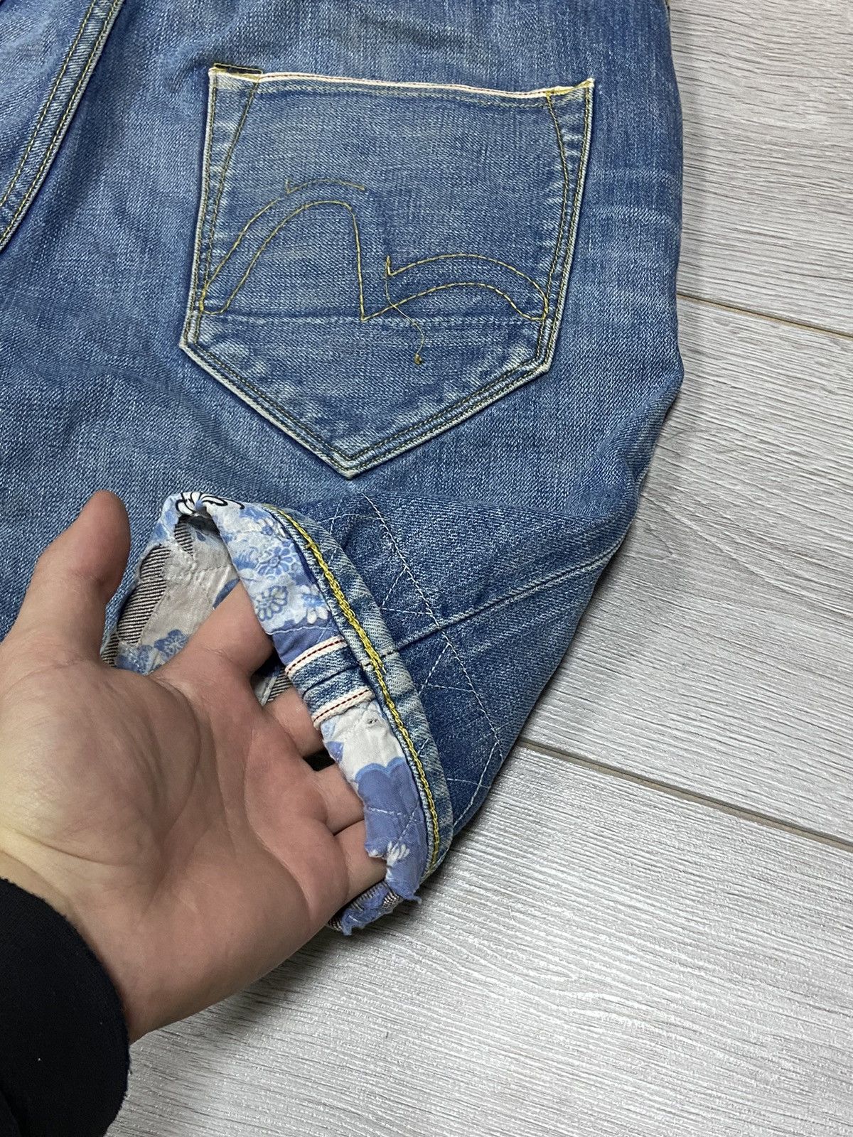 Evisu Evisu vintage seagull denim short jeans Size US 32 / EU 48 - 5 Thumbnail