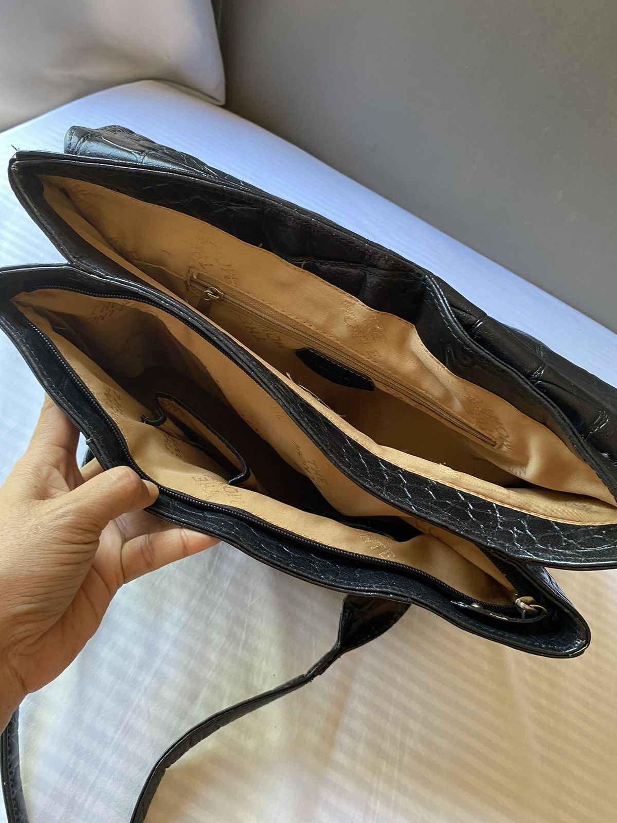 Designer × Vintage The monte Black handbag Size ONE SIZE - 14 Thumbnail