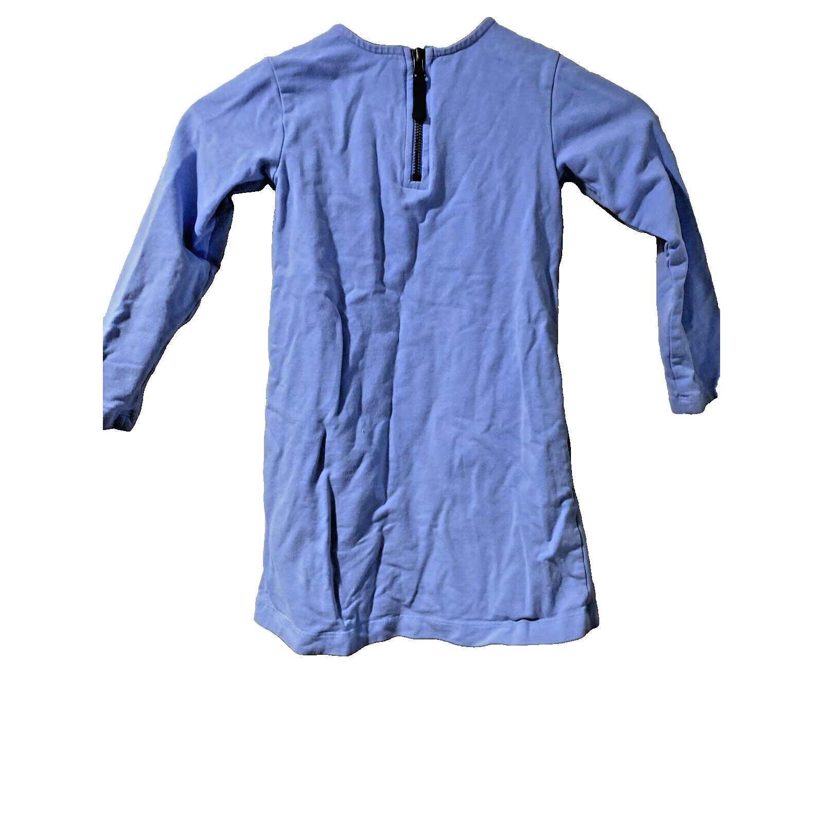 & Other Stories Primary Girls dress Lond Sleeve Blue Size 4-5 Cotton A000349 Size US 27 - 2 Thumbnail