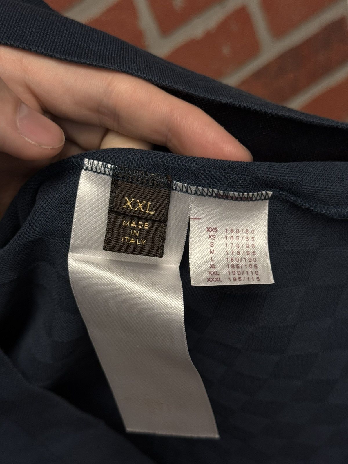 Louis Vuitton Louis Vuitton Polo Button Up Collar Tee Size XXL Blue Size US XXL / EU 58 / 5 - 12 Thumbnail