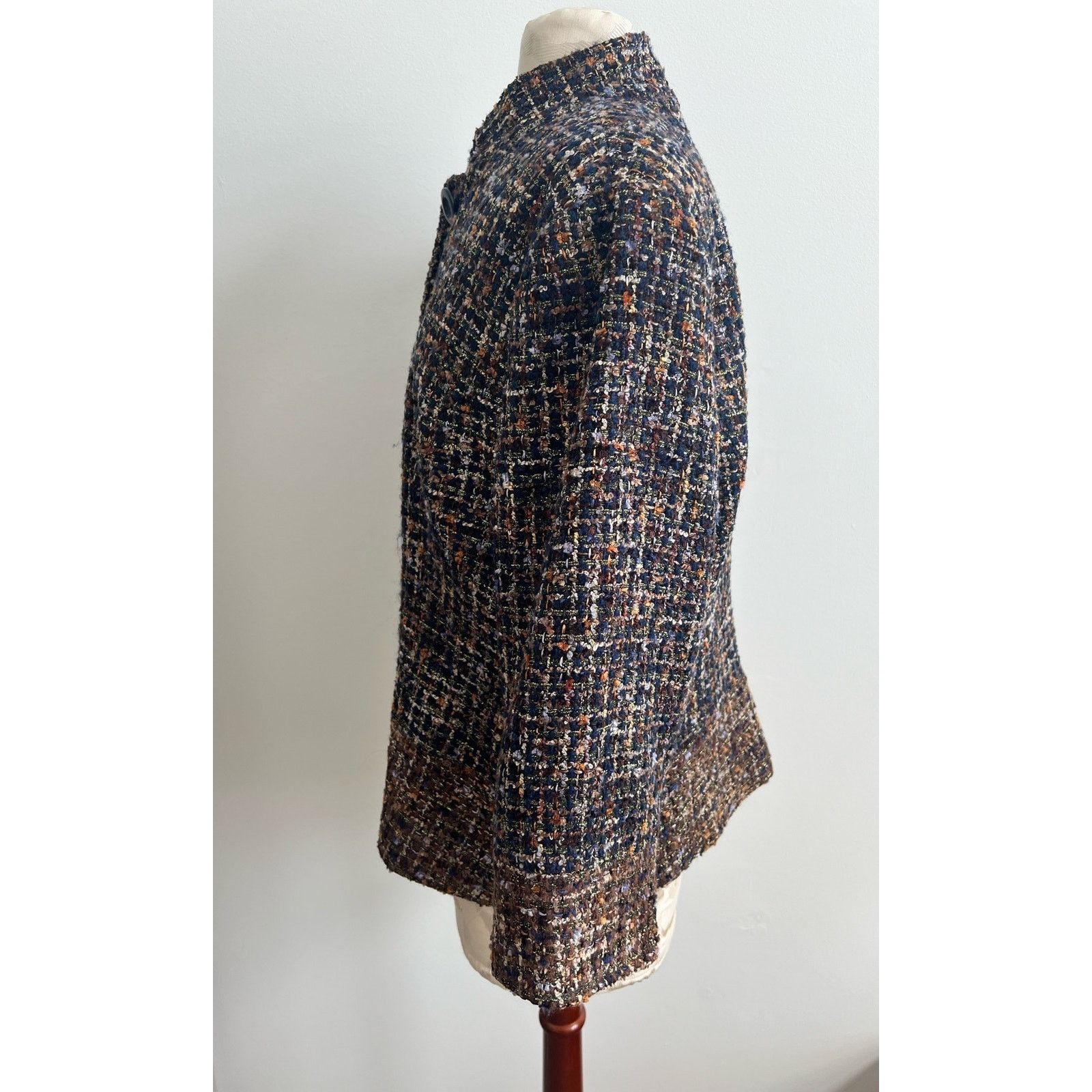 Coldwater Creek Coldwater Creek Multicolor Tweed Jacket Size 14 Size XL / US 12-14 / IT 48-50 - 3 Thumbnail