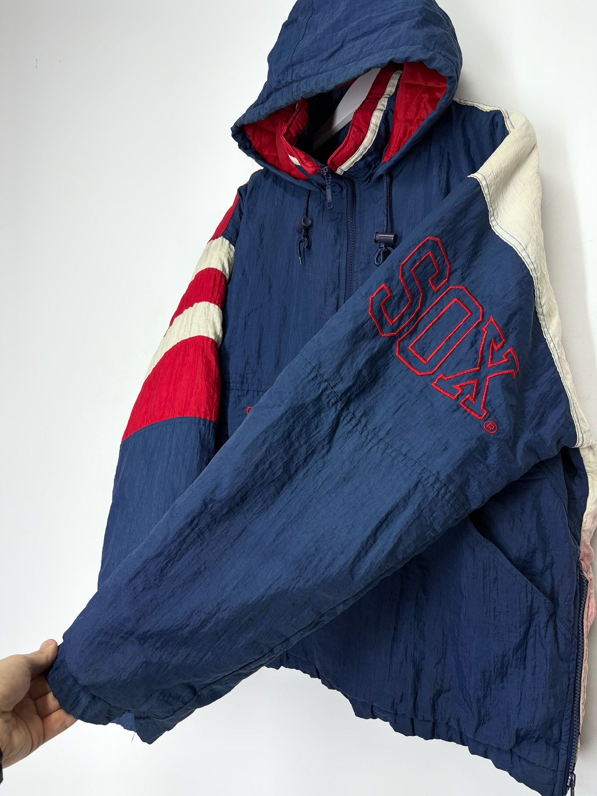 Starter Vintage Boston Red Sox Puffer Jacket 1990s Size US L / EU 52-54 / 3 - 14 Thumbnail