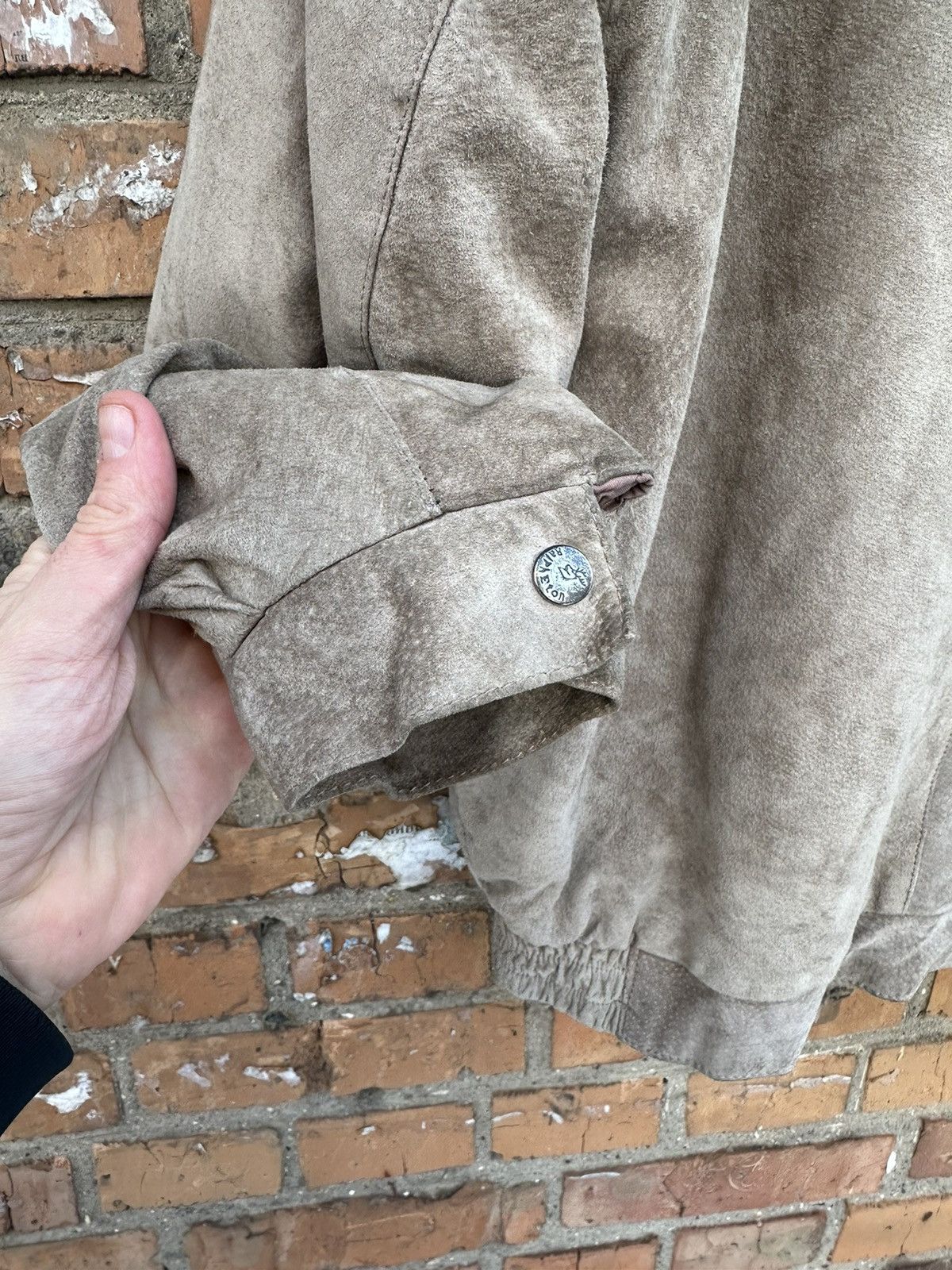Japanese Brand Ralph Eton Suede Leather Jacket made in Korea Size US M / EU 48-50 / 2 - 15 Thumbnail