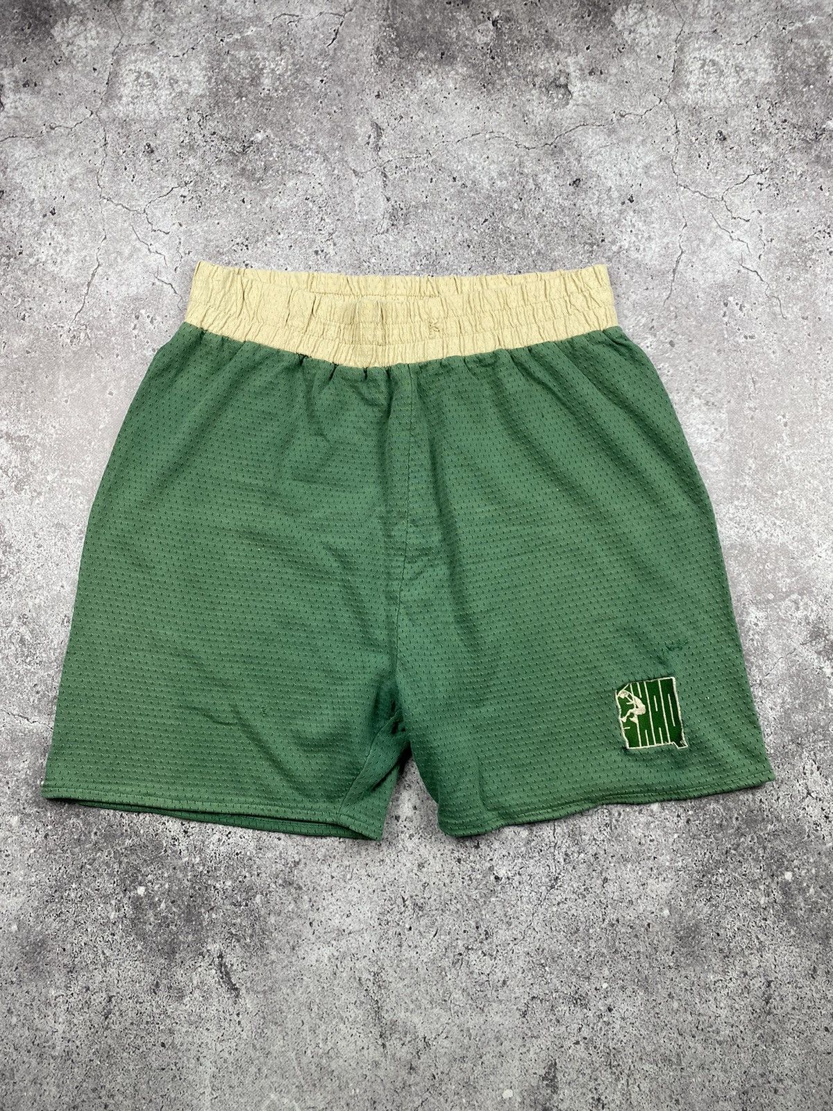 Reebok × Vintage 90s Vintage Reebok Shaq Nba O'neal Shorts distressed Size US 36 / EU 52 - 1 Thumbnail