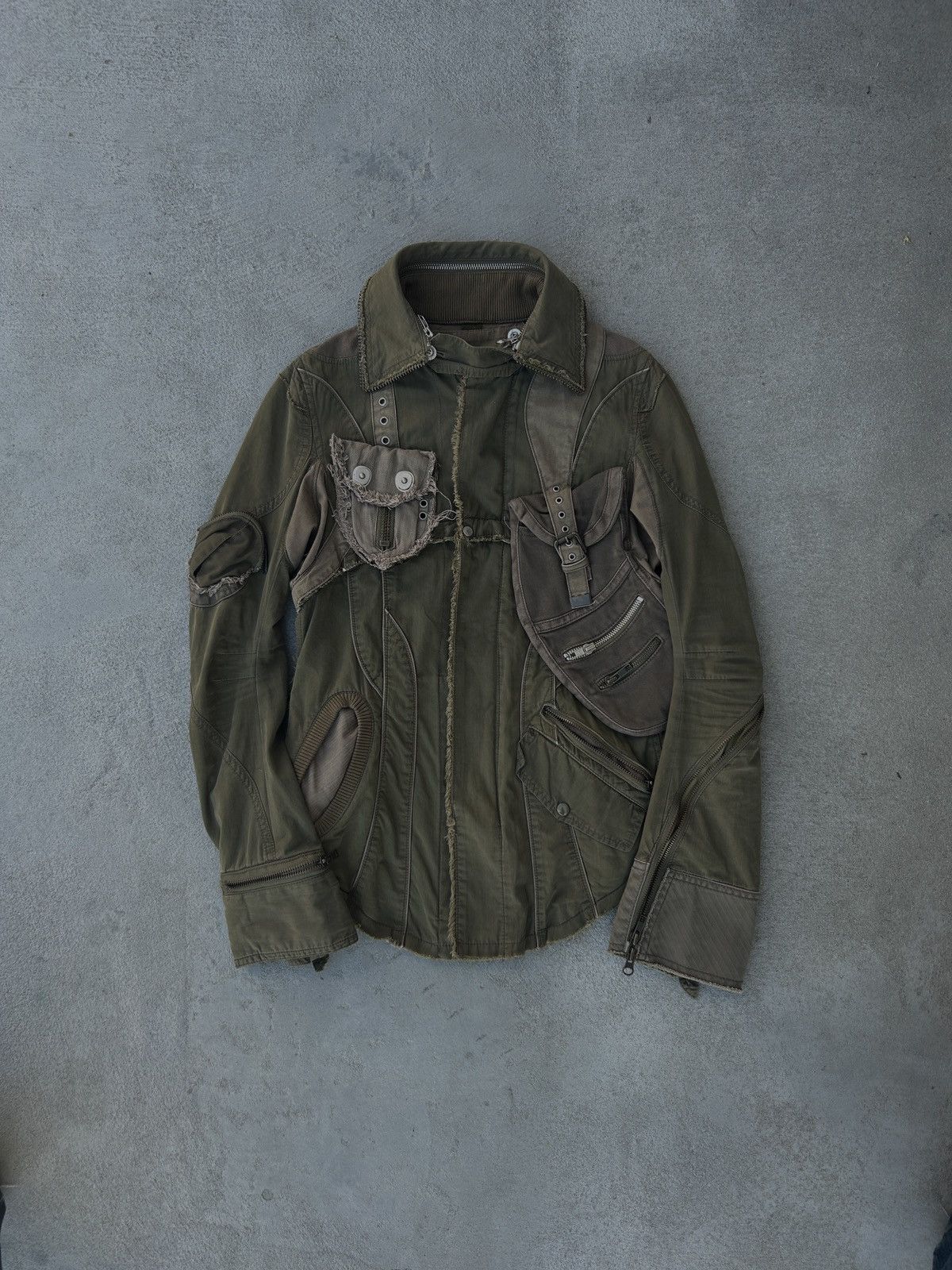 image of If Six Was Nine x Le Grande Bleu L G B Lgb Pilot Jacket in Green, Men's (Size Small)