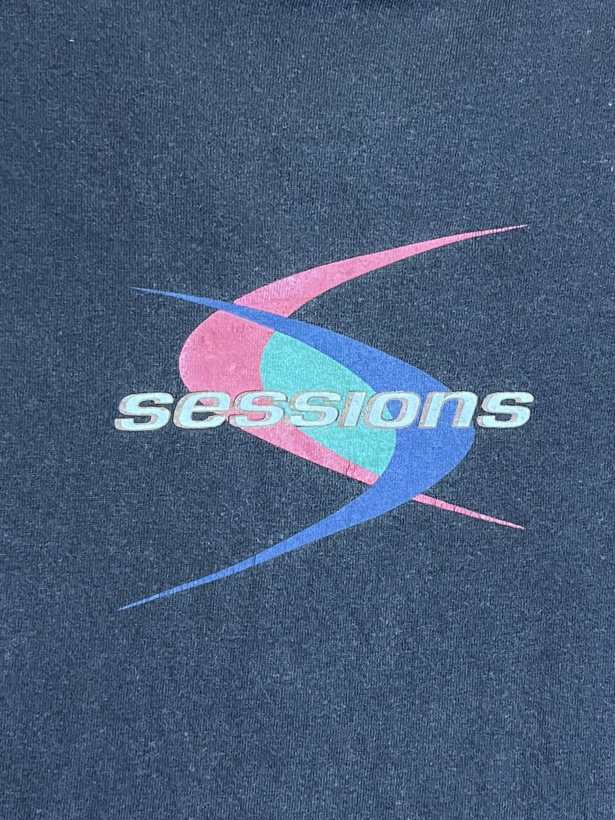 Sessions VINTAGE SKATEGANG 90s SESSIONS SKATEBOARD TEE SHIRT Size US L / EU 52-54 / 3 - 3 Thumbnail