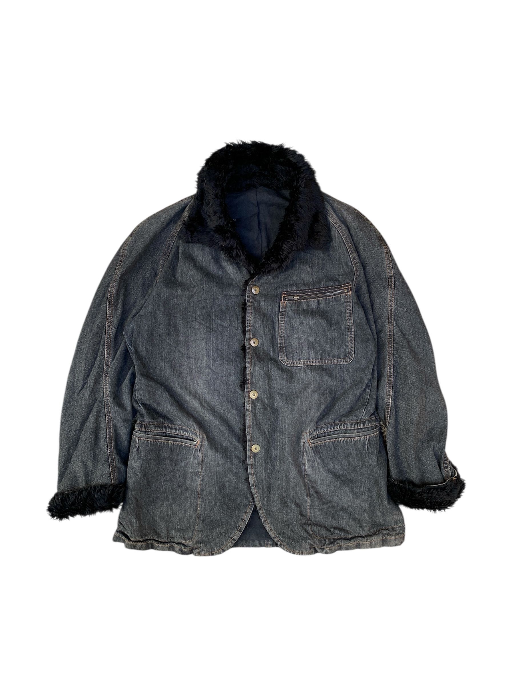 Hysteric Glamour × If Six Was Nine Yohji Yamamoto Maison Margiela Opium Style Fur Jacket Jacket Size US L / EU 52-54 / 3 - 1 Thumbnail