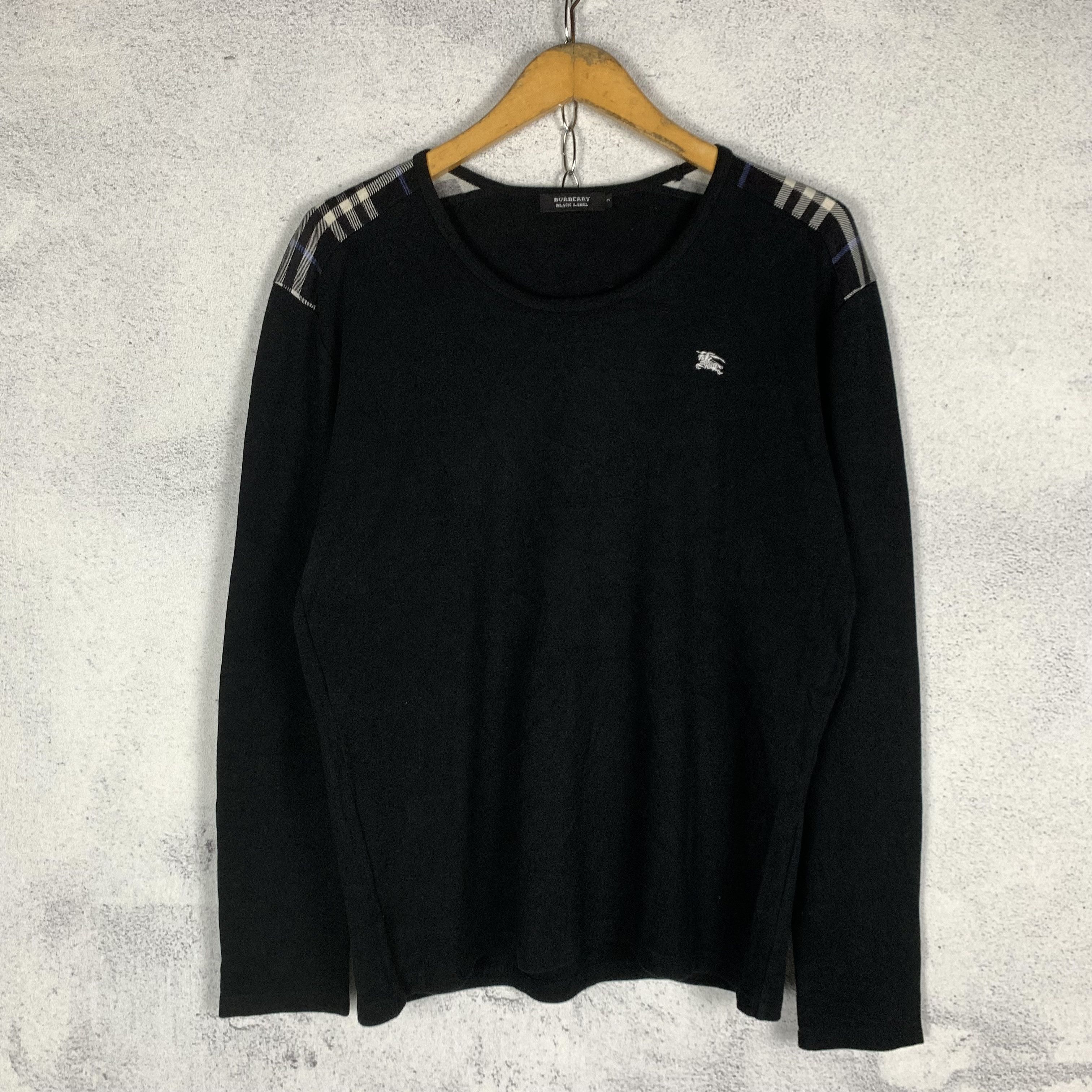 Burberry Vintage Burberry Longsleeve Tshirt Size US S / EU 44-46 / 1 - 1 Thumbnail