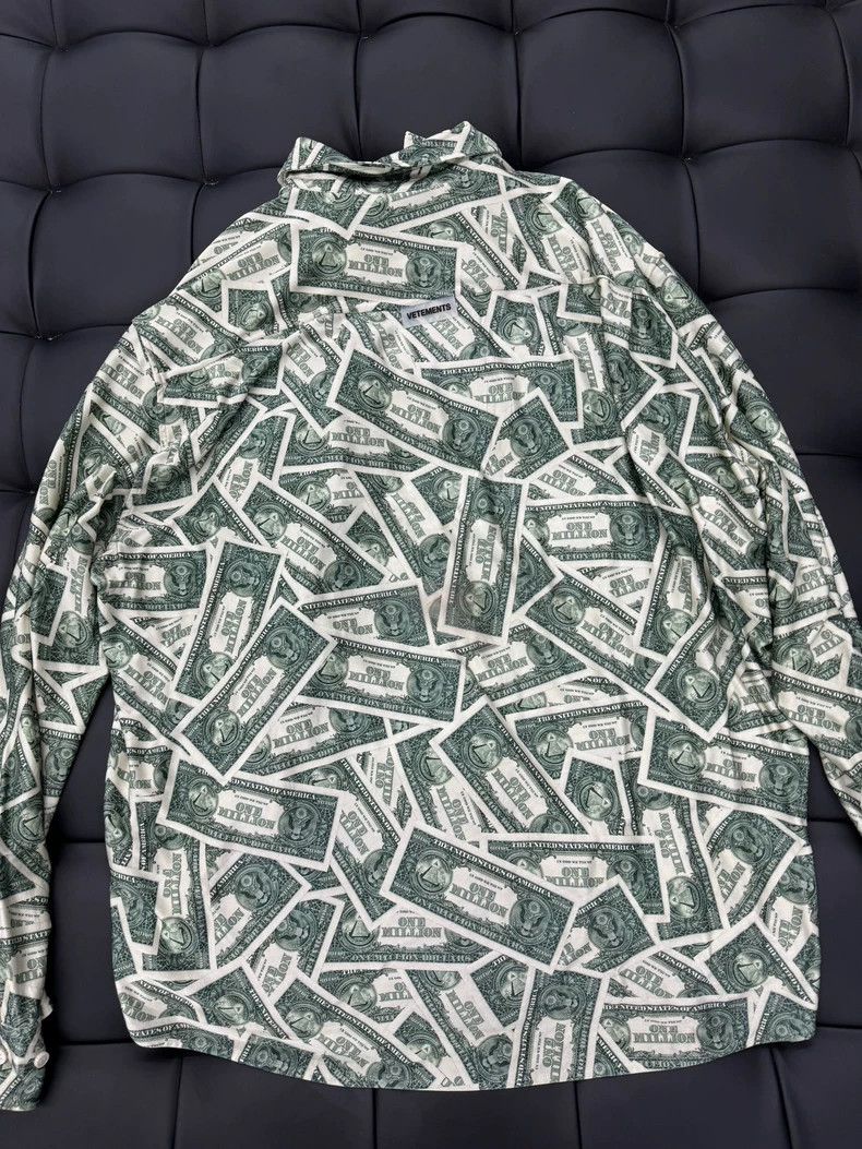 Vetements Vetements Money Shirt Size US S / EU 44-46 / 1 - 2 Thumbnail