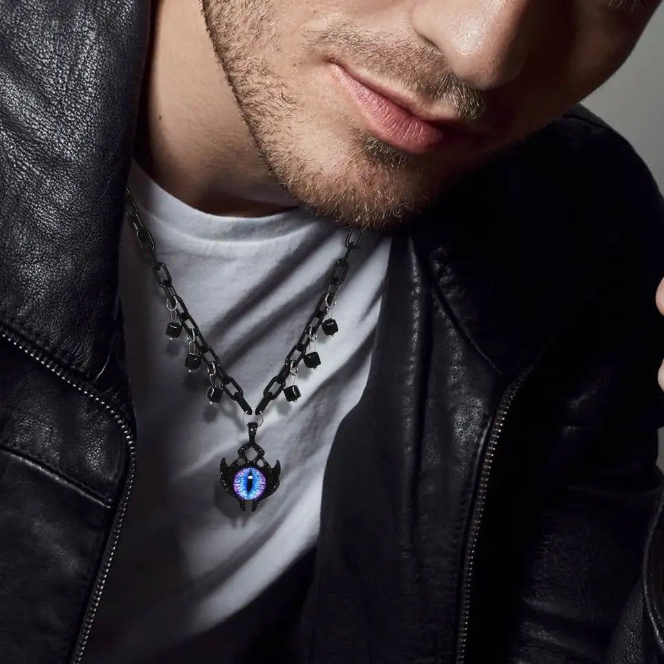 Jewelry × Vintage Hip Hop Devil's Eye Necklaces Size ONE SIZE - 1 Thumbnail