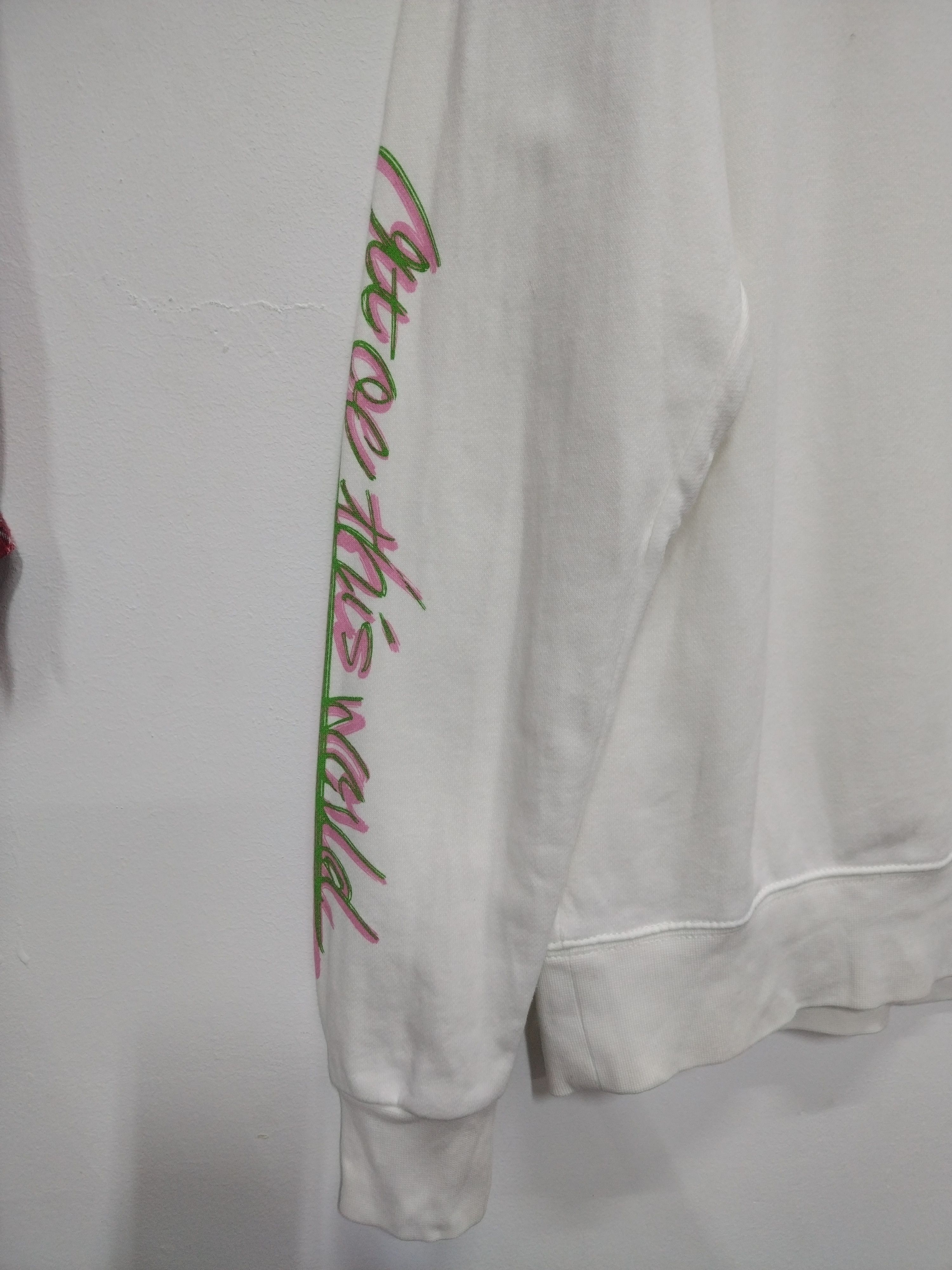 Japanese Brand Awesome Left Alone embroidered crewneck sweatshirt Size US L / EU 52-54 / 3 - 11 Thumbnail