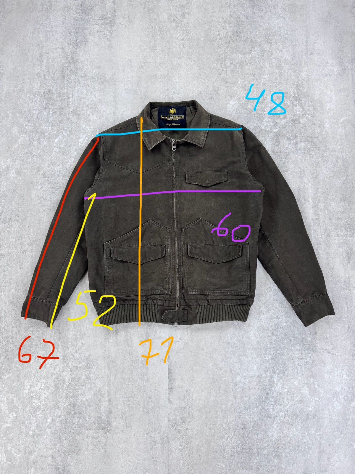 French Connection French Connection WORK Jacket London England Faded Workwear Size US XL / EU 56 / 4 - 15 Thumbnail