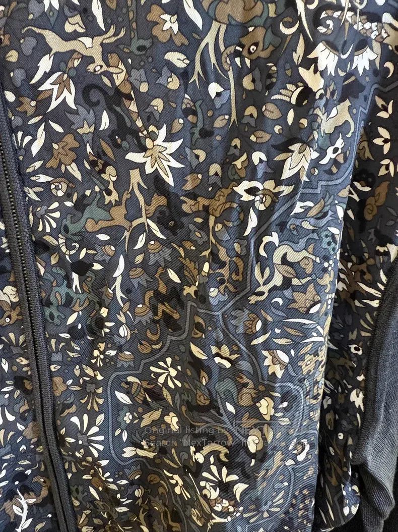Hermes Hermes 100% Mulberry Silk Jacket, Front Print, Sleeve Patc Size S / US 4 / IT 40 - 4 Thumbnail