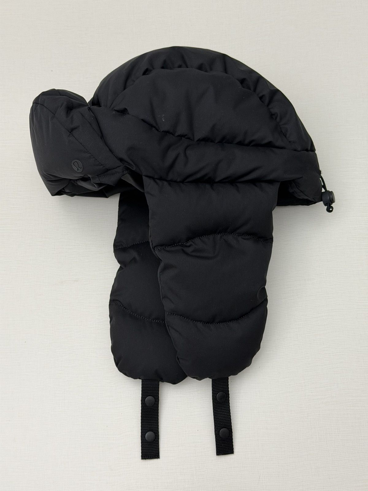 Lululemon Lululemon Wunder Puff Trapper Hat Black S/XS 600 Fill Down Size ONE SIZE - 1 Thumbnail