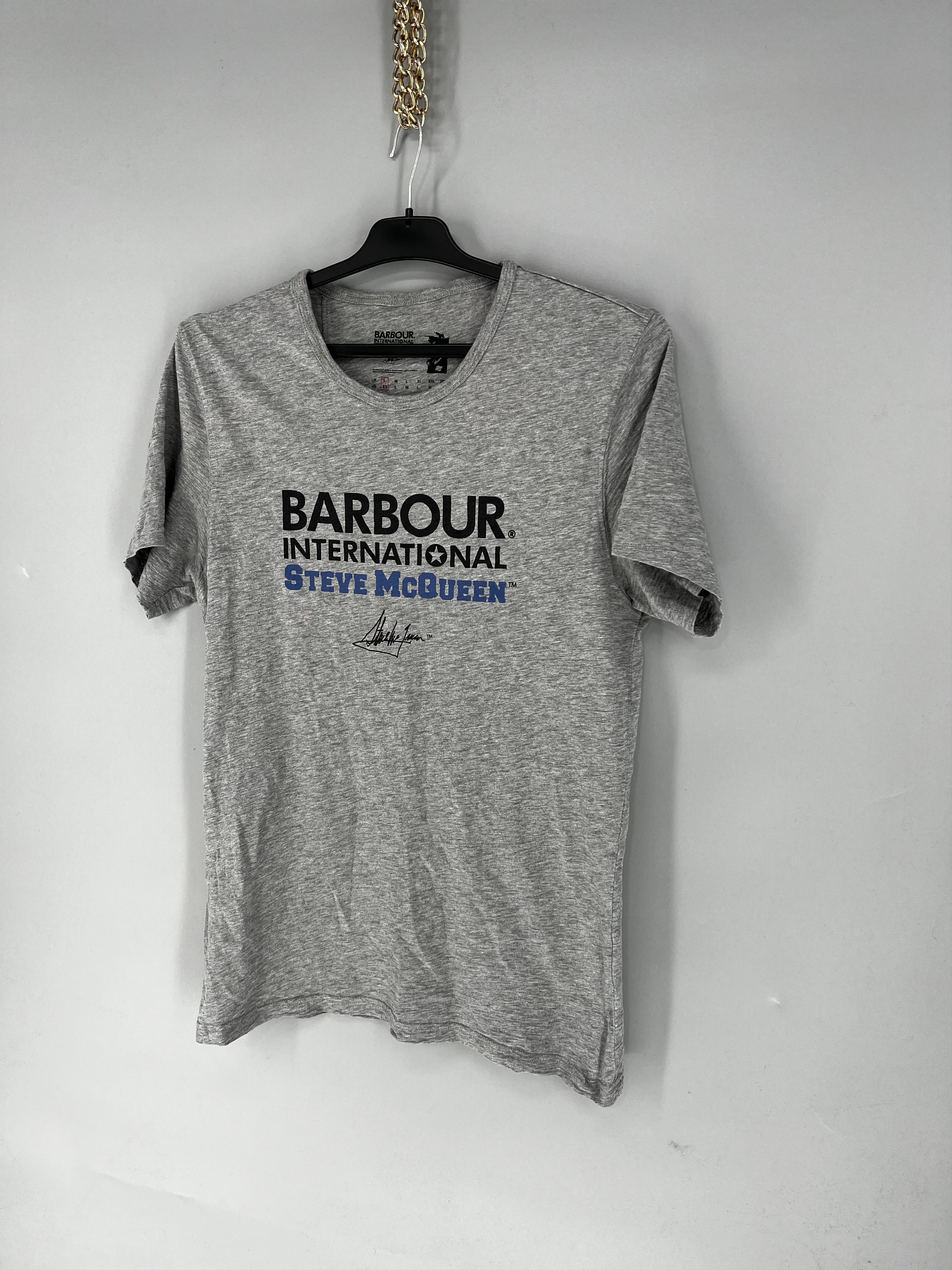 Barbour VINTAGE Mens Barbour International Big Logo T-Shirt Size XS Size US XS / EU 42 / 0 - 3 Thumbnail