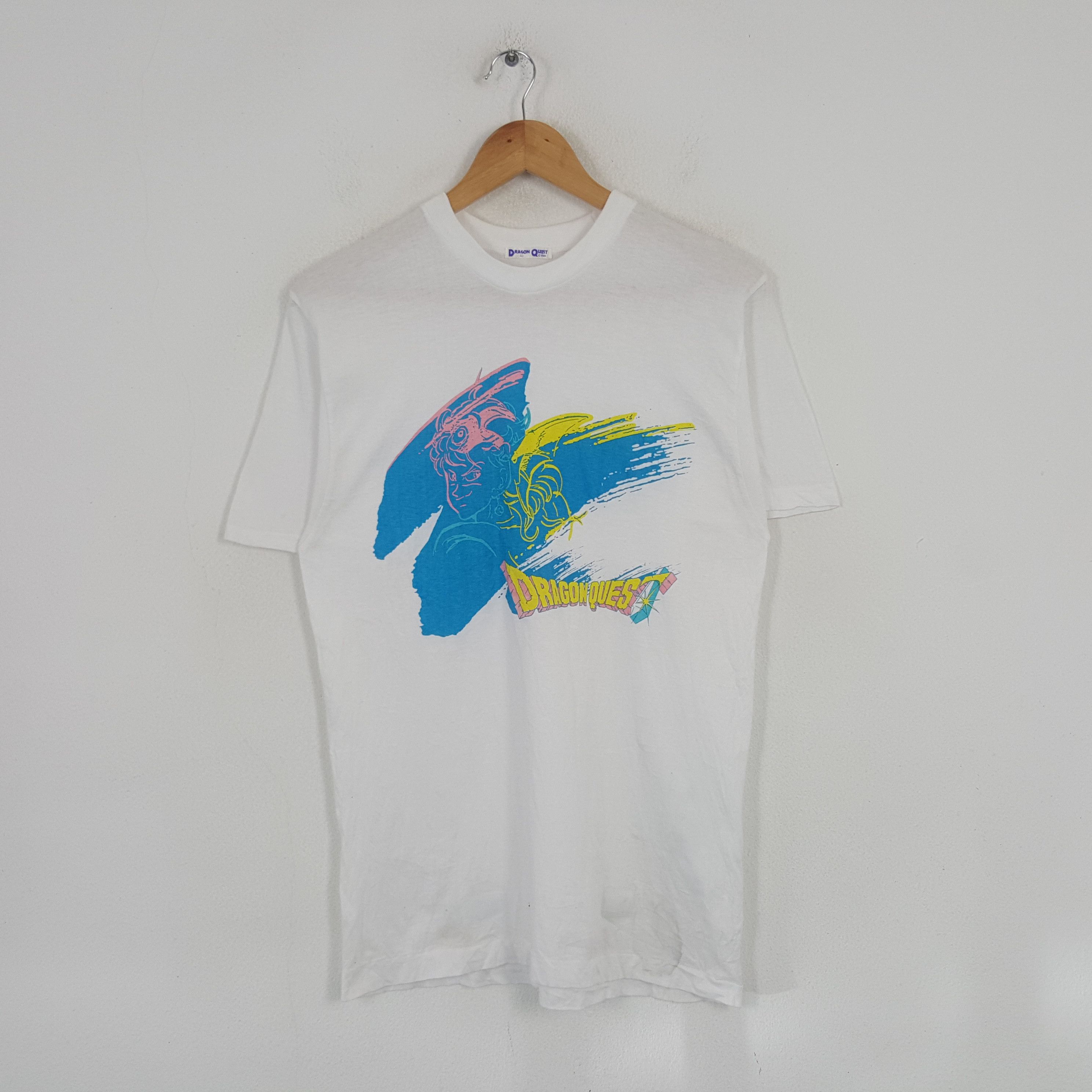 Vintage Vintage Dragon Quest Japanese Anime Characters Tshirt Size US S / EU 44-46 / 1 - 1 Thumbnail