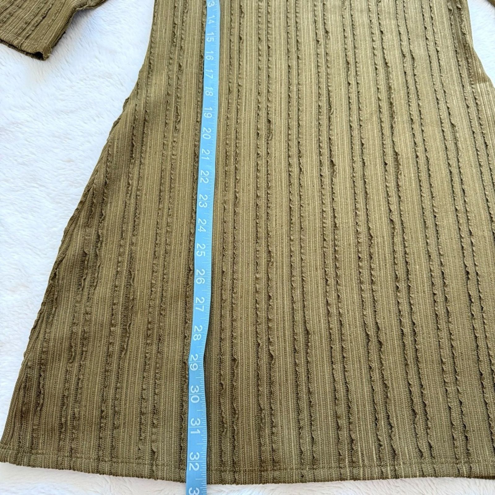 Reformation Reformation women ribbed dress in green size S Size S / US 4 / IT 40 - 6 Thumbnail
