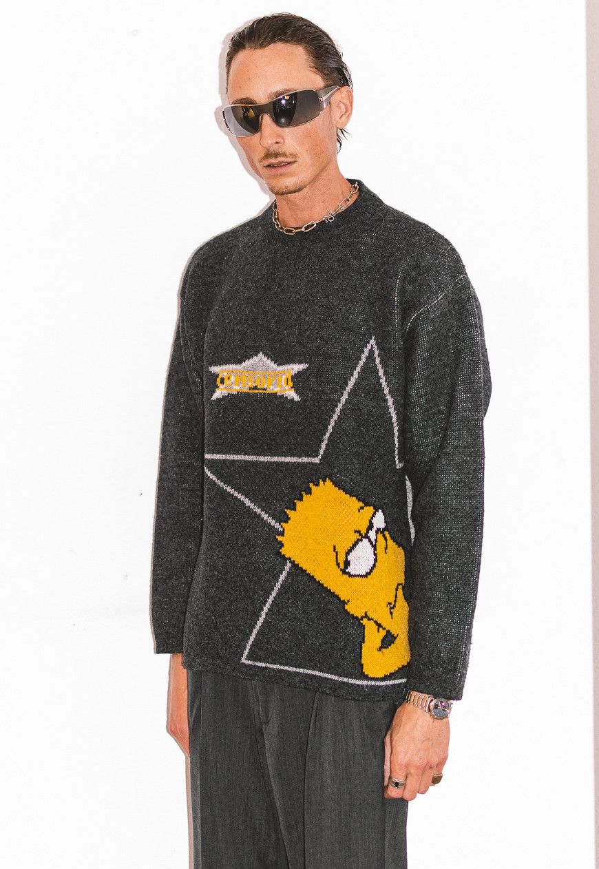 The Simpsons × Vintage Rare Y2k Bart Simpson MovieStar cartoon graphic Sweater Size US M / EU 48-50 / 2 - 4 Thumbnail